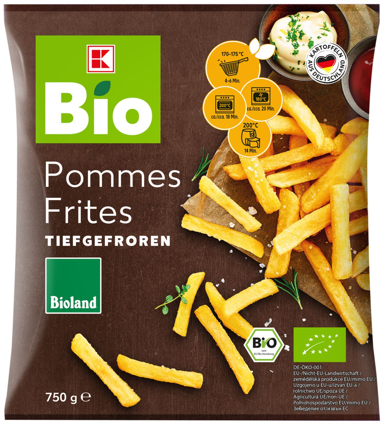 K-BIO Bioland Pommes Frites