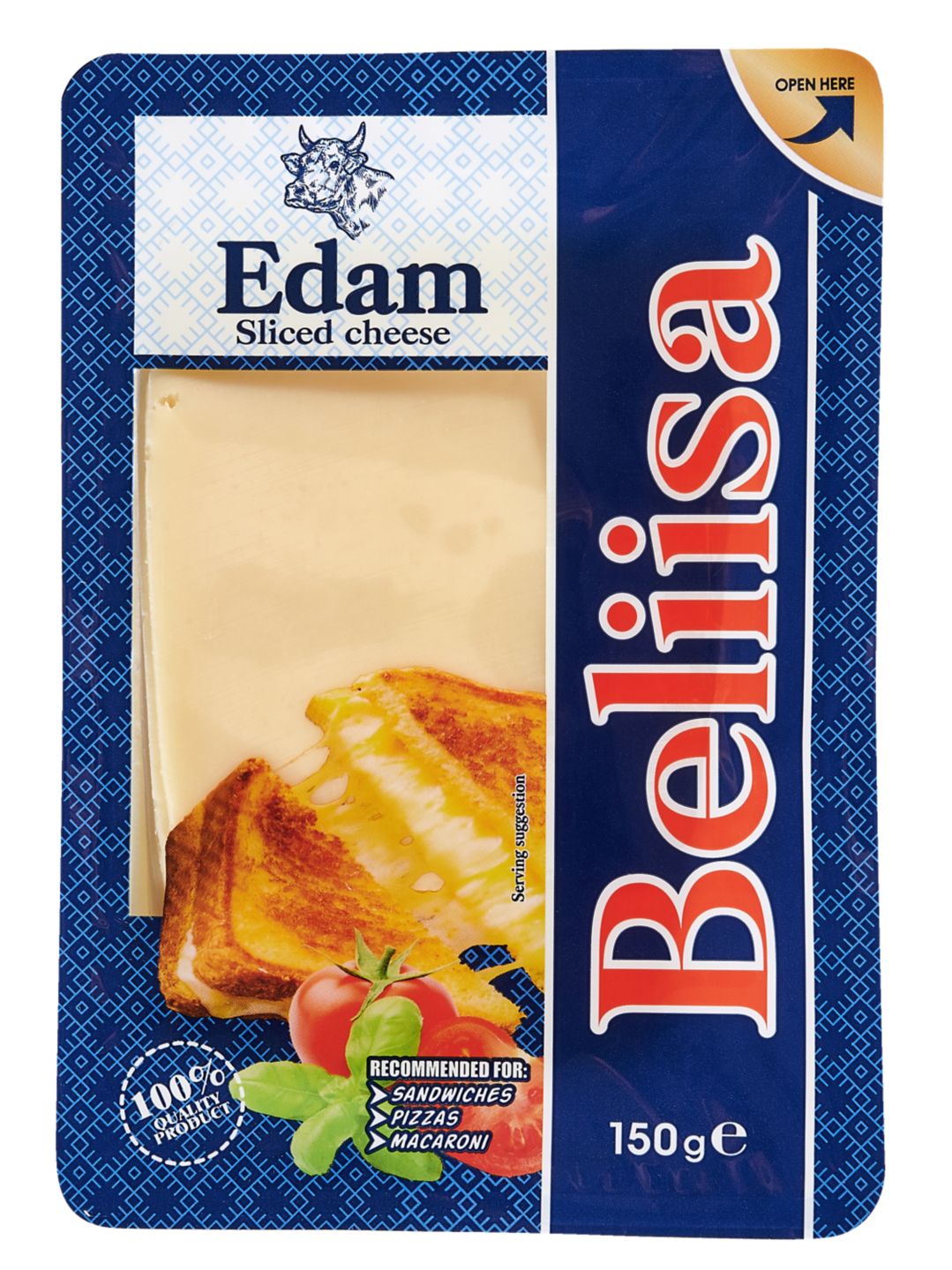 Изображение на BELIISA Едам, Гауда или Ементалер
слайс