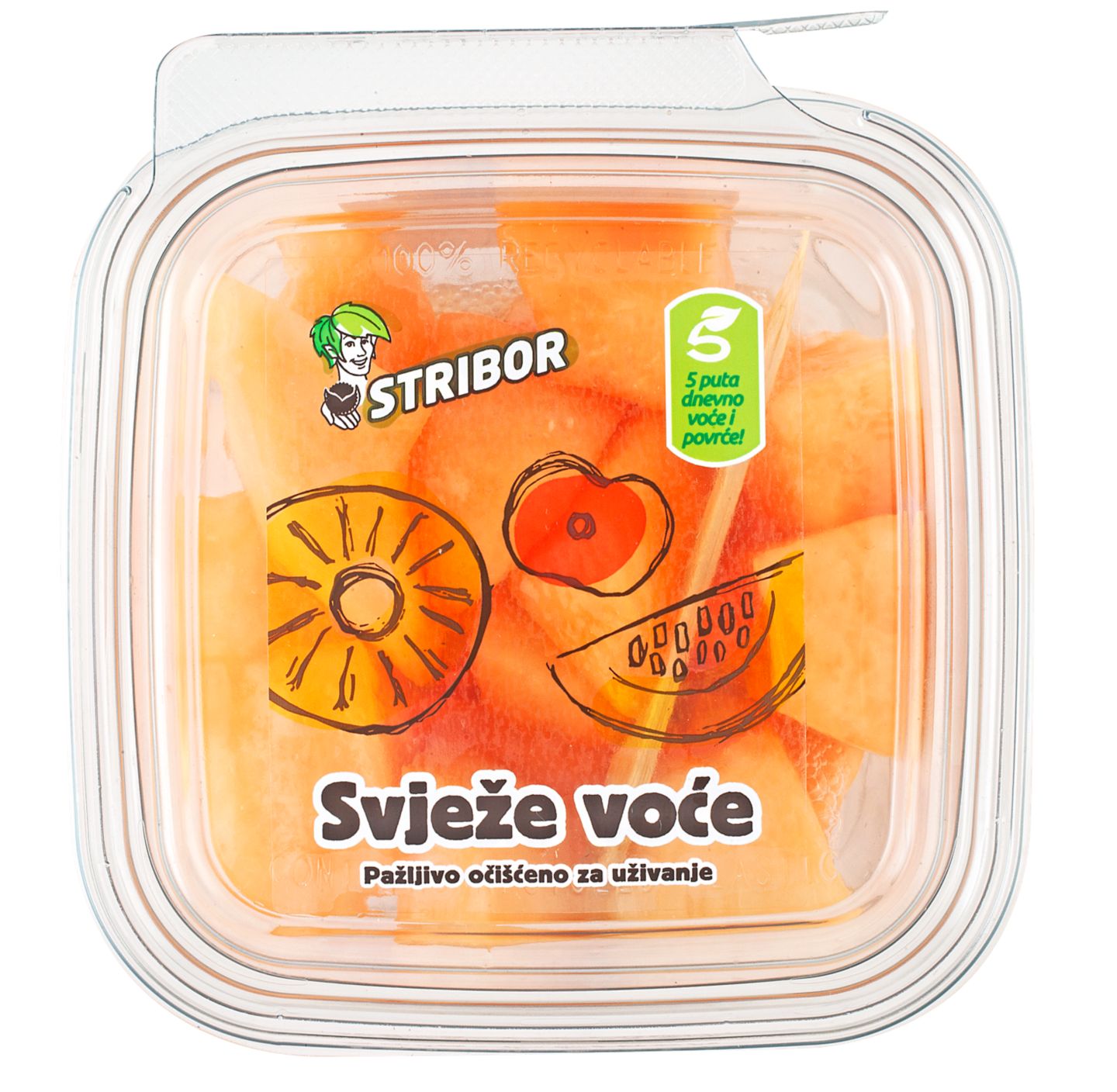 STRIBOR Voćna salata dinja 265 g
MPC 7.6.2025=2,49€