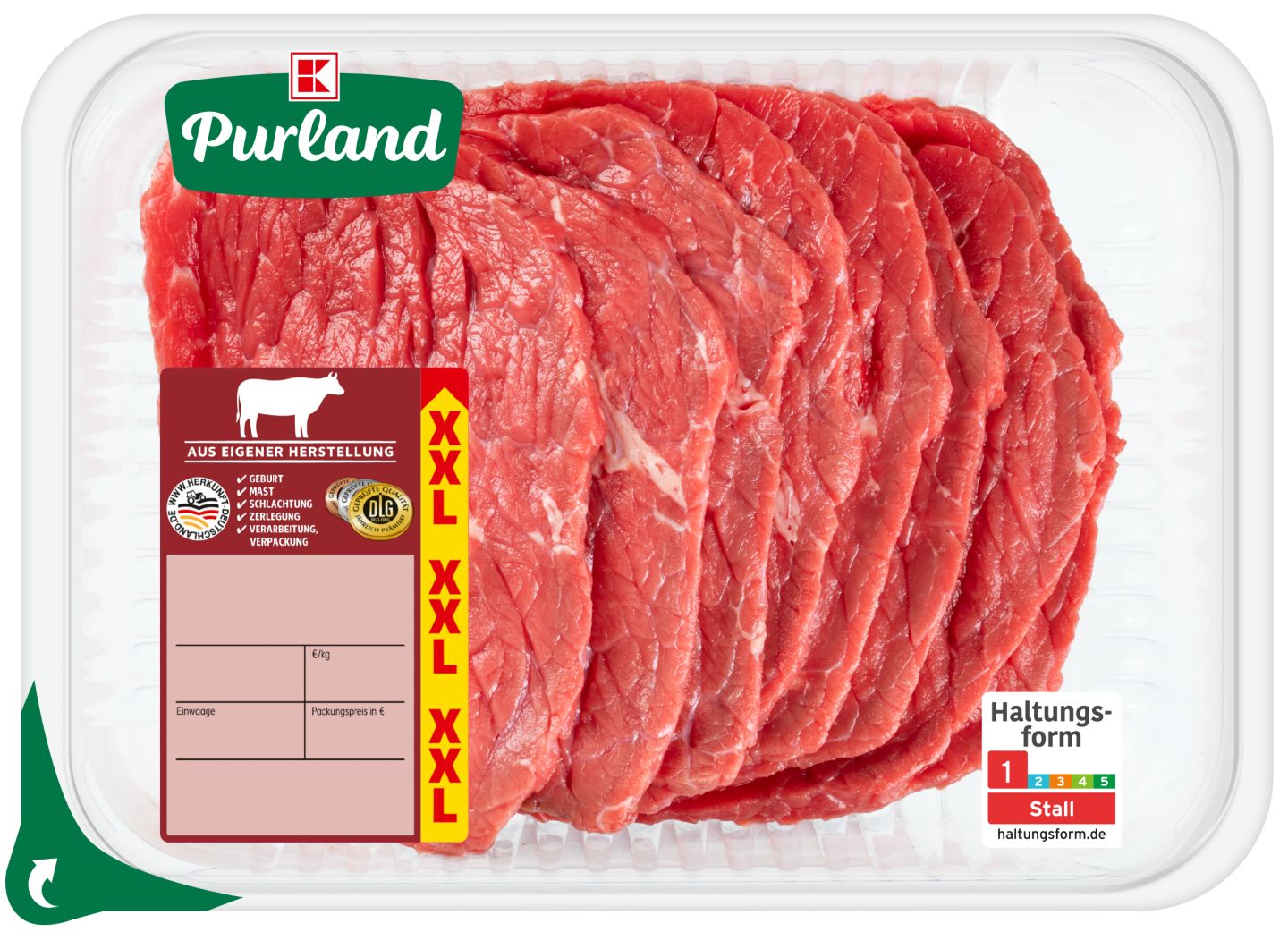 K-PURLAND Minutensteak XXL vom Jungbullen
