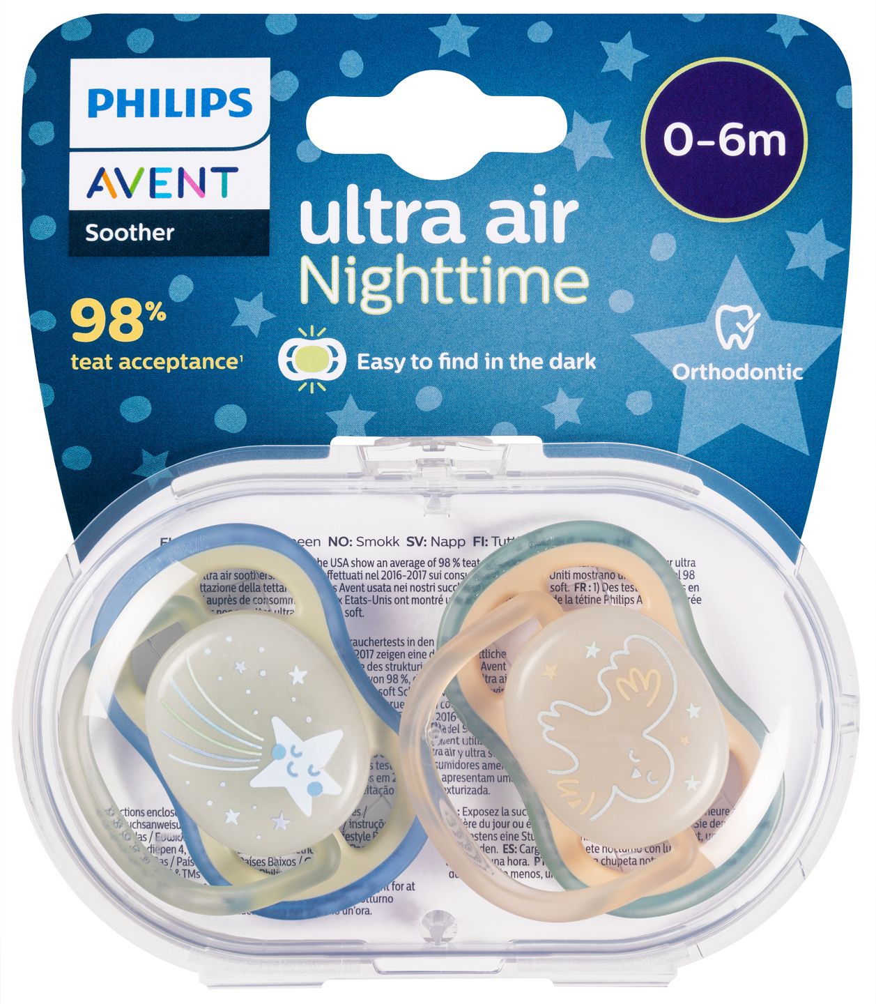 PHILIPS AVENT Schnuller Ultra Air Nighttime