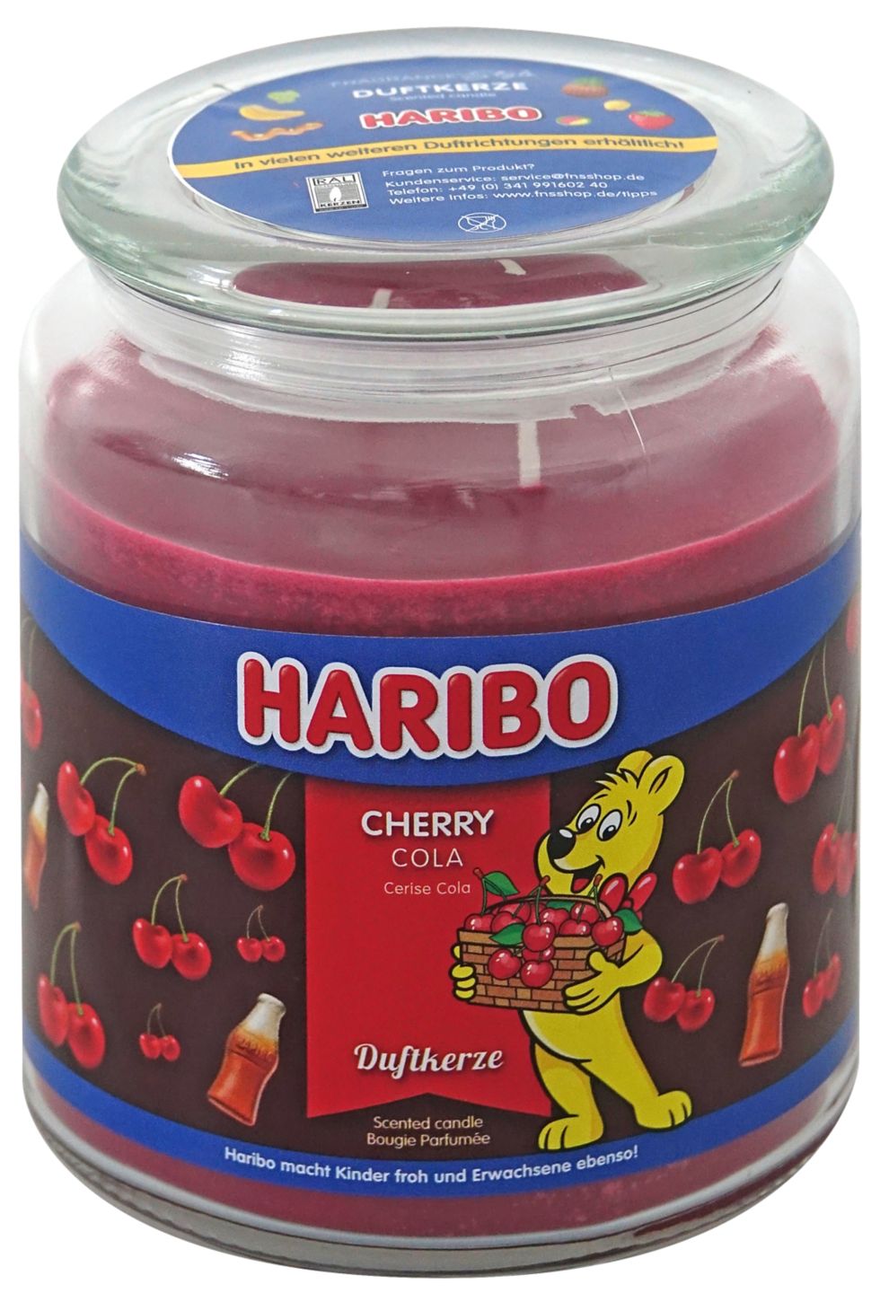  Duftkerze im Glas »Haribo« 