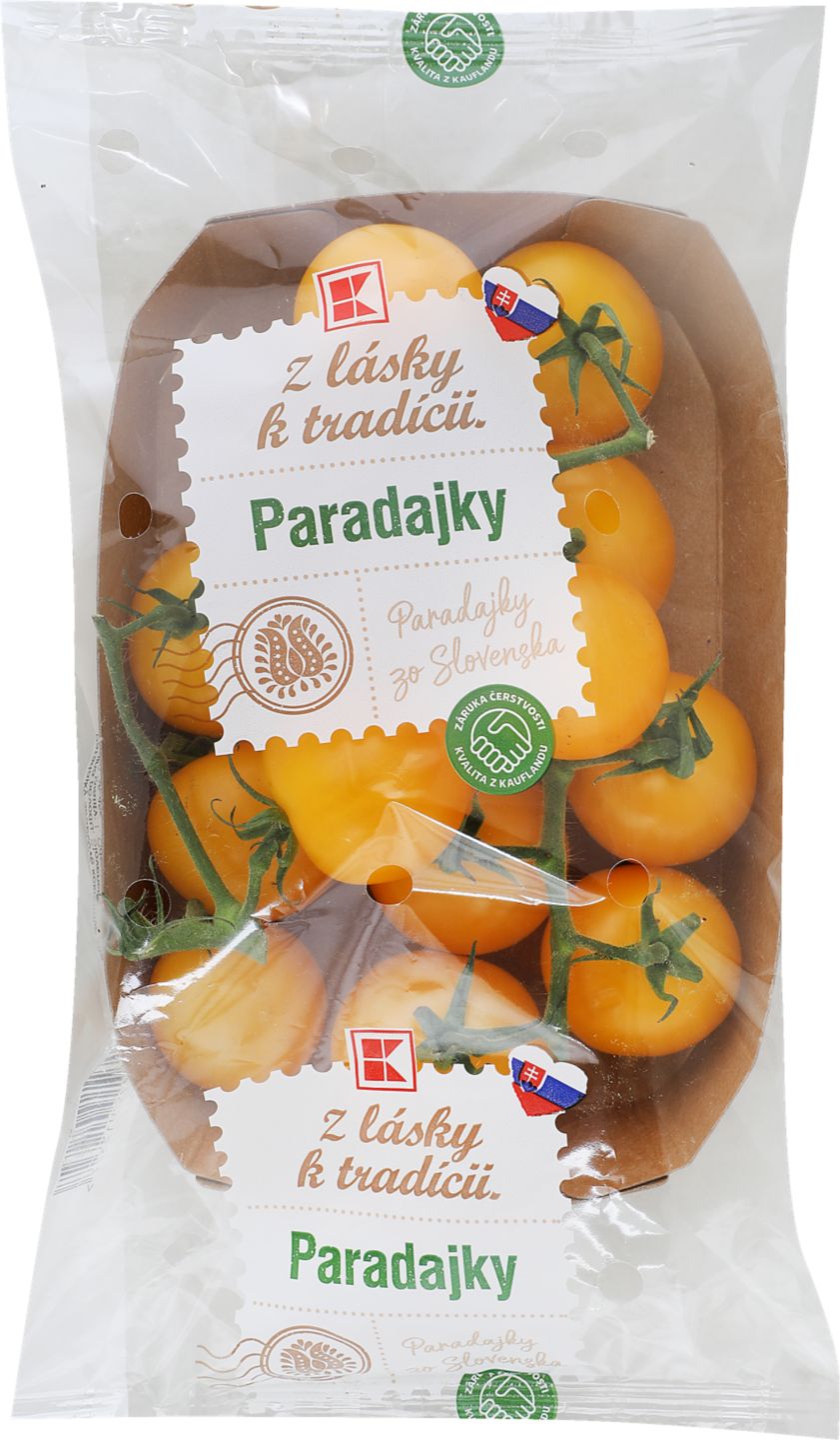 Z lásky k tradícii Paradajky koktailové žlté