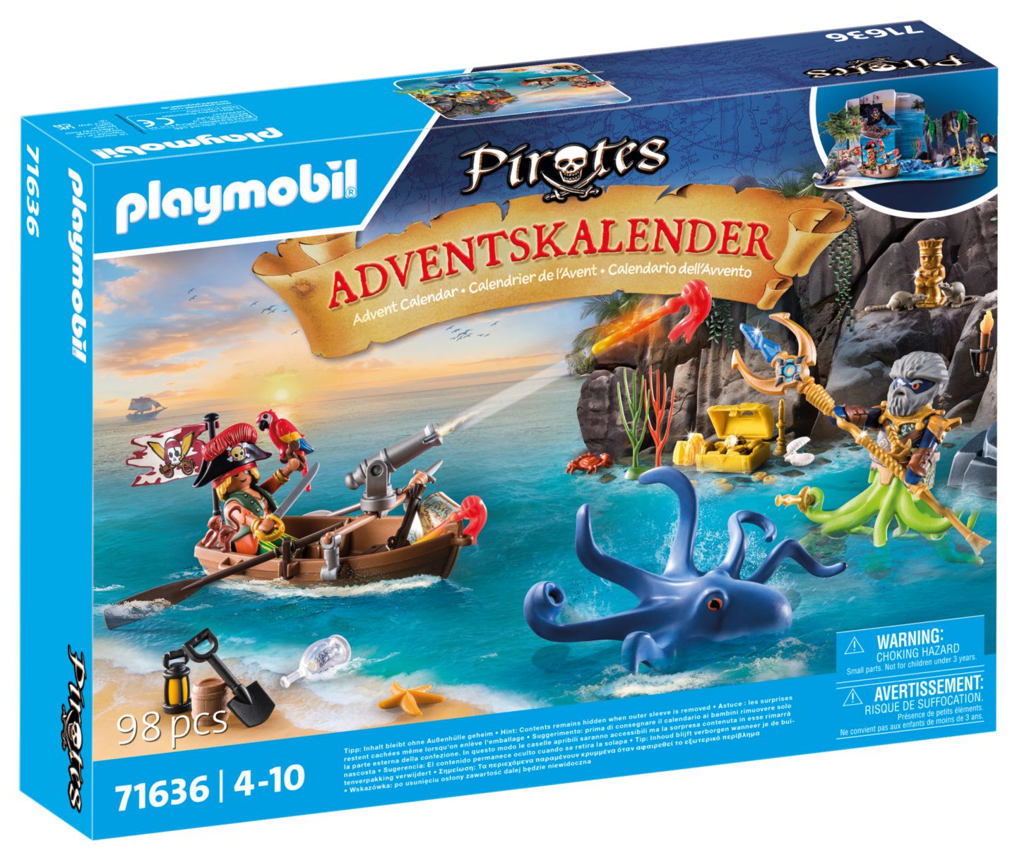 PLAYMOBIL Adventskalender »Piraten« 71636