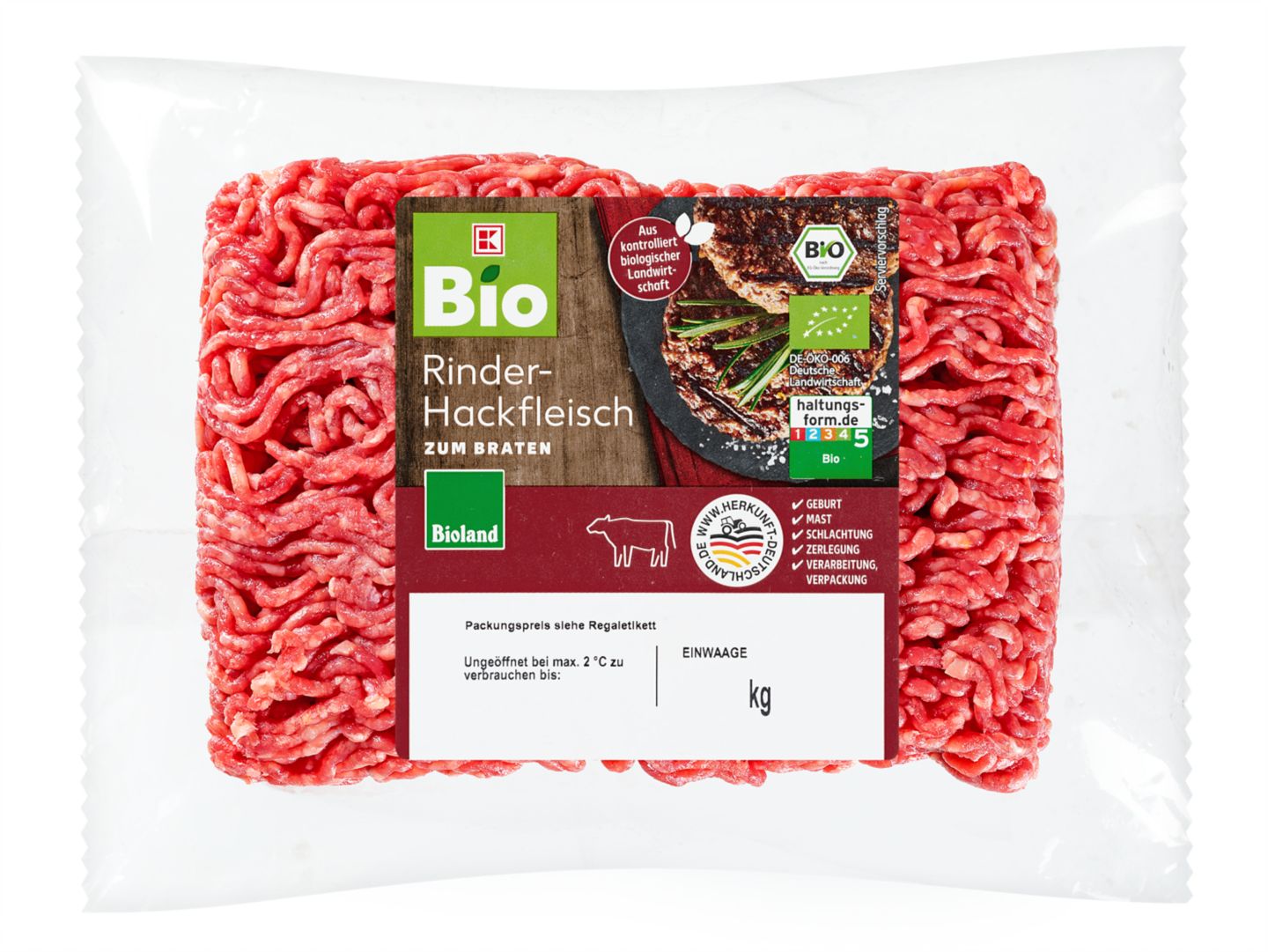 K-BIO Bioland Rinderhackfleisch