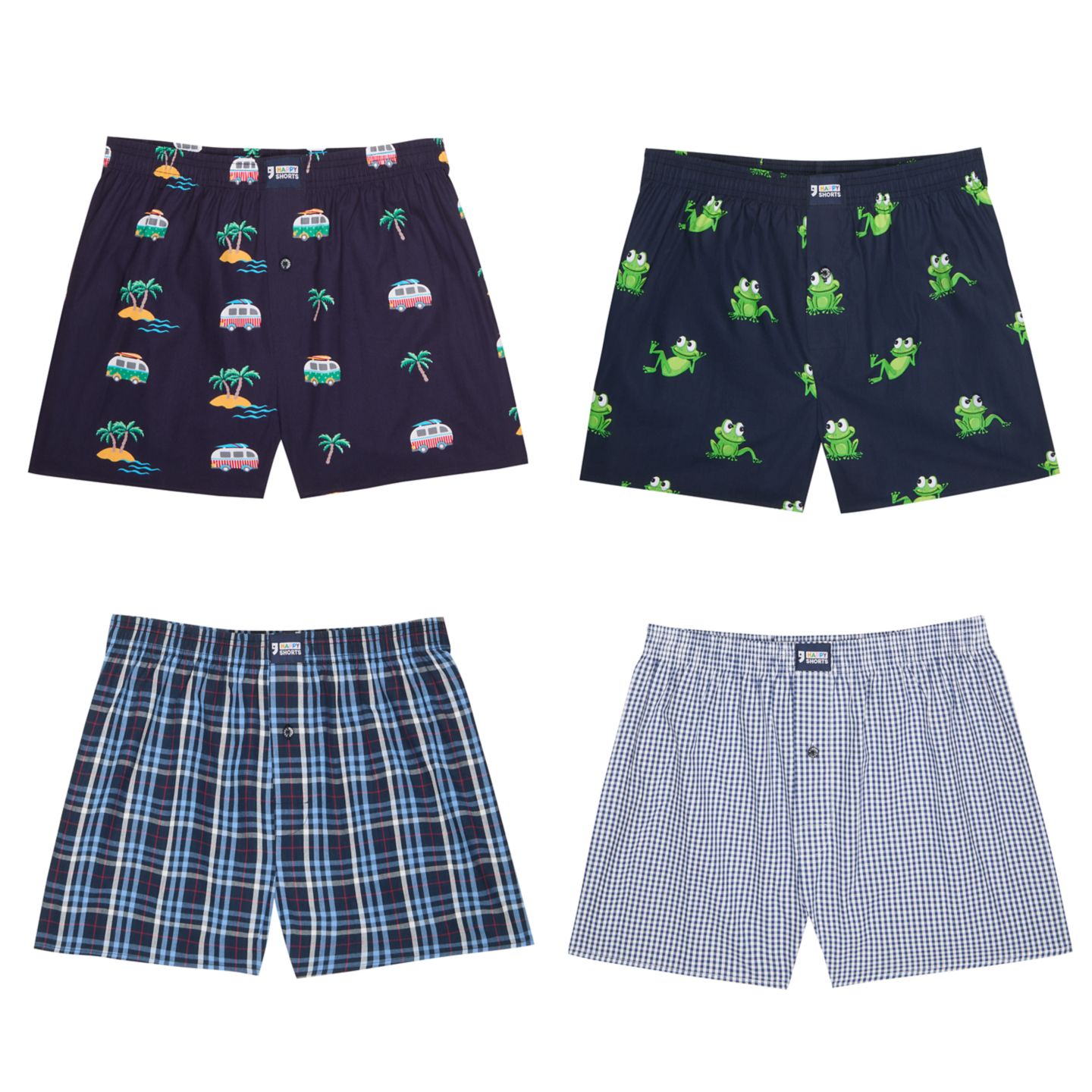 HAPPY SHORTS Herren-Webboxer