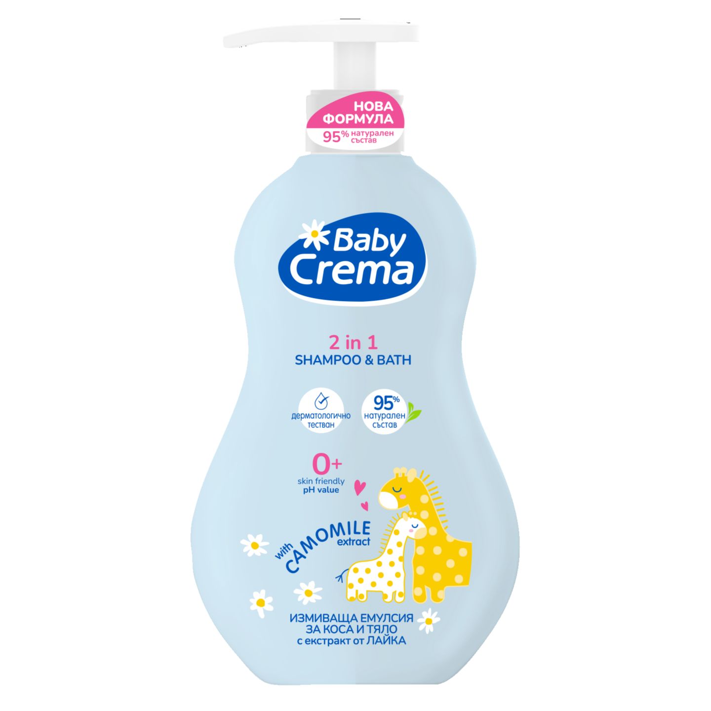 Изображение на BabyCrema Емулсия за коса и тяло 2в1
лайка