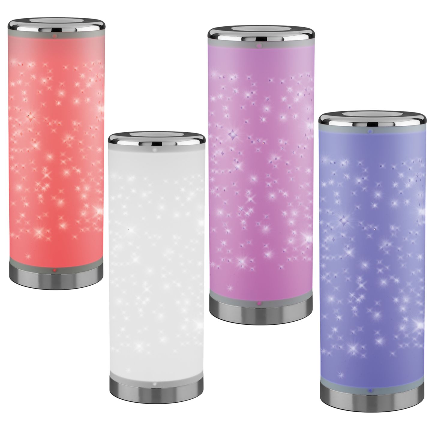 LIV&BO® LED-Tischleuchte RGBW mit Sternen-Effekt
