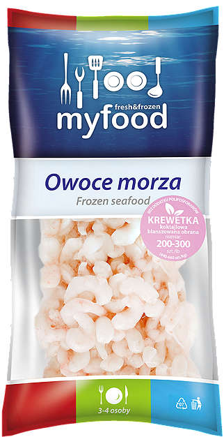 MyFood Krewetki koktajlowe
200- 300, blanszowane,