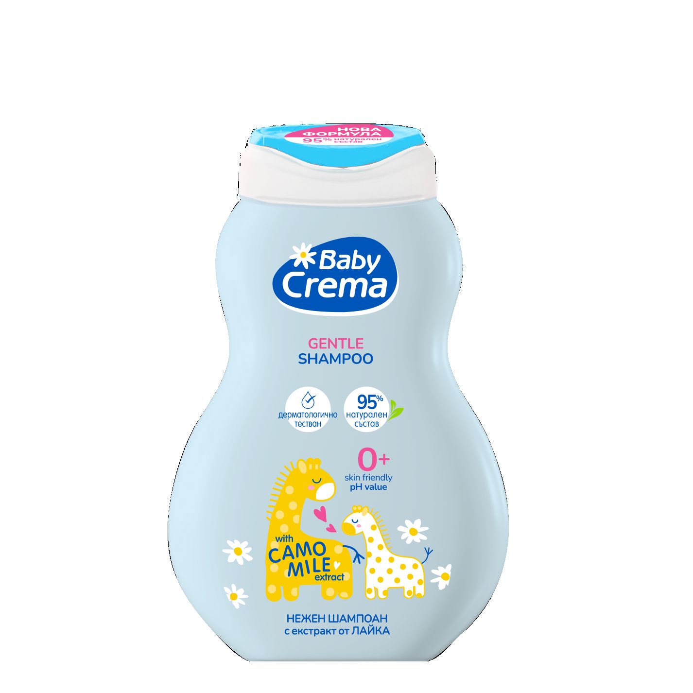 Изображение на Baby Crema шампоан лайка, 0+м.
250 мл.
