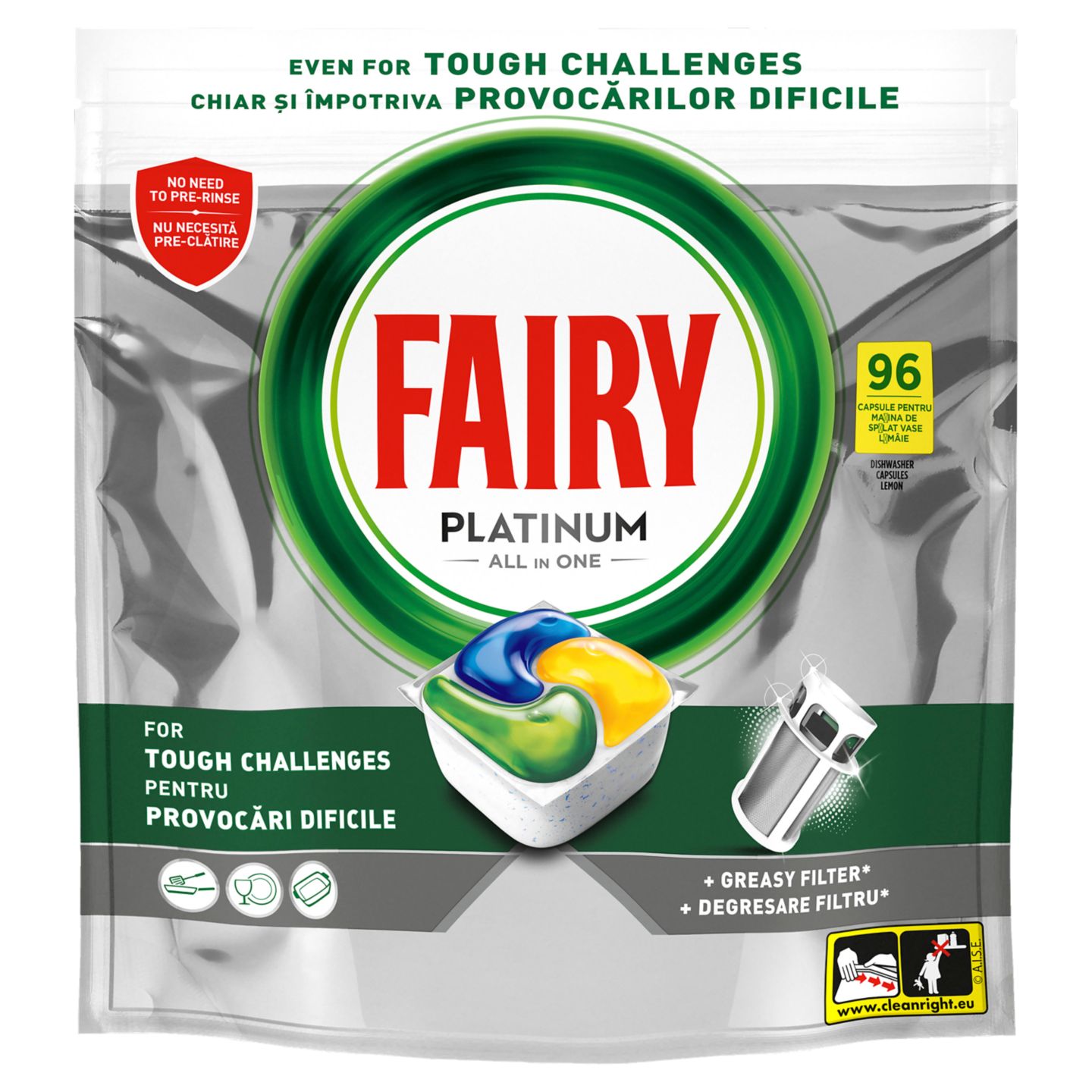 Изображение на Fairy табл. за съдомиялна
XXL Platinum, 96 бр.