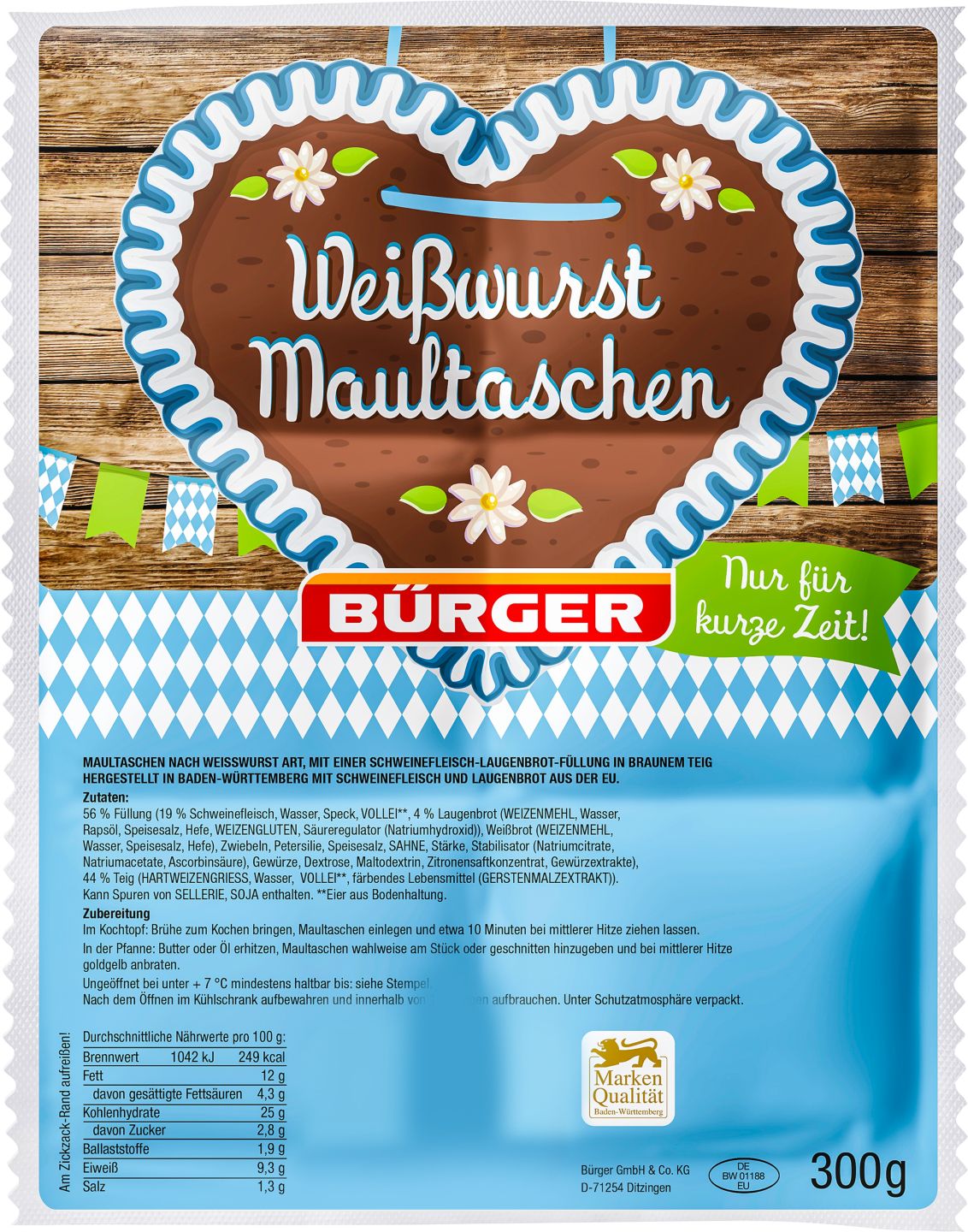 BÜRGER Maultaschen
