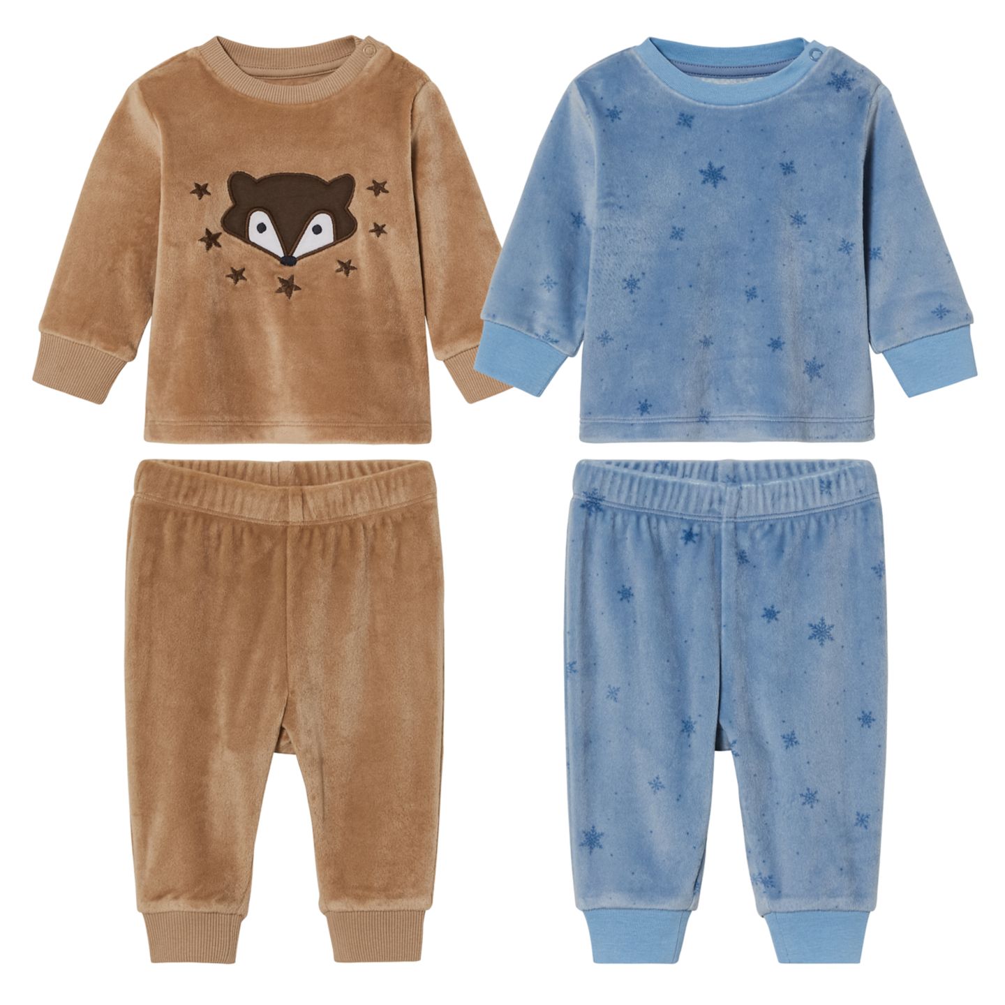 KUNIBOO® Baby-Velours-Pyjama