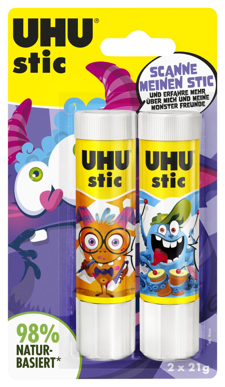 UHU Klebestifte »Monster«