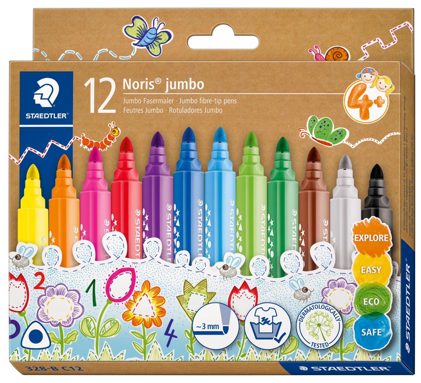 STAEDTLER Fasermaler »Noris jumbo«