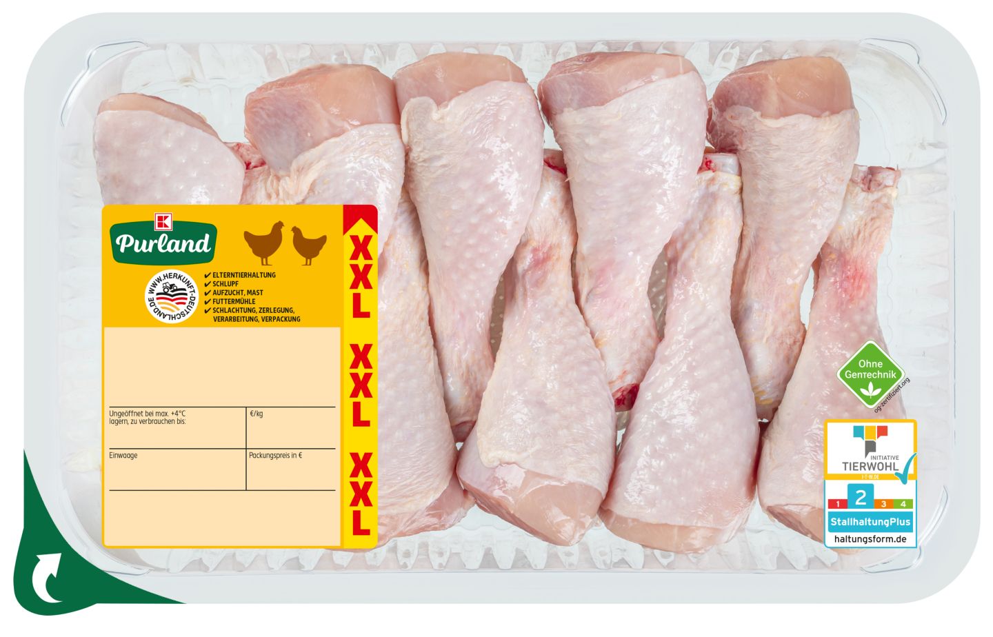 K-PURLAND Hähnchen-Unterschenkel XXL