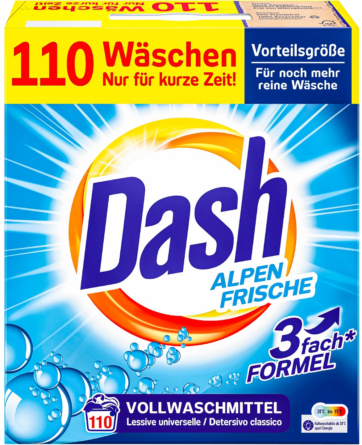 DASH Voll- oder Colorwaschmittel