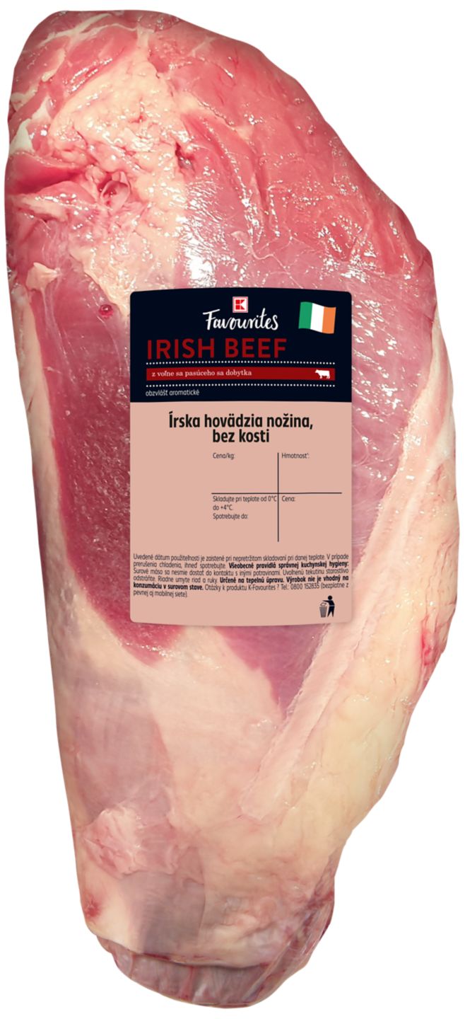 K-Favourite Írska Hovädzia nožina
balenie cca 1 kg