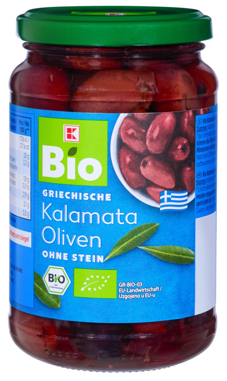 K-BIO Griech. Bio-Kalamata-Oliven