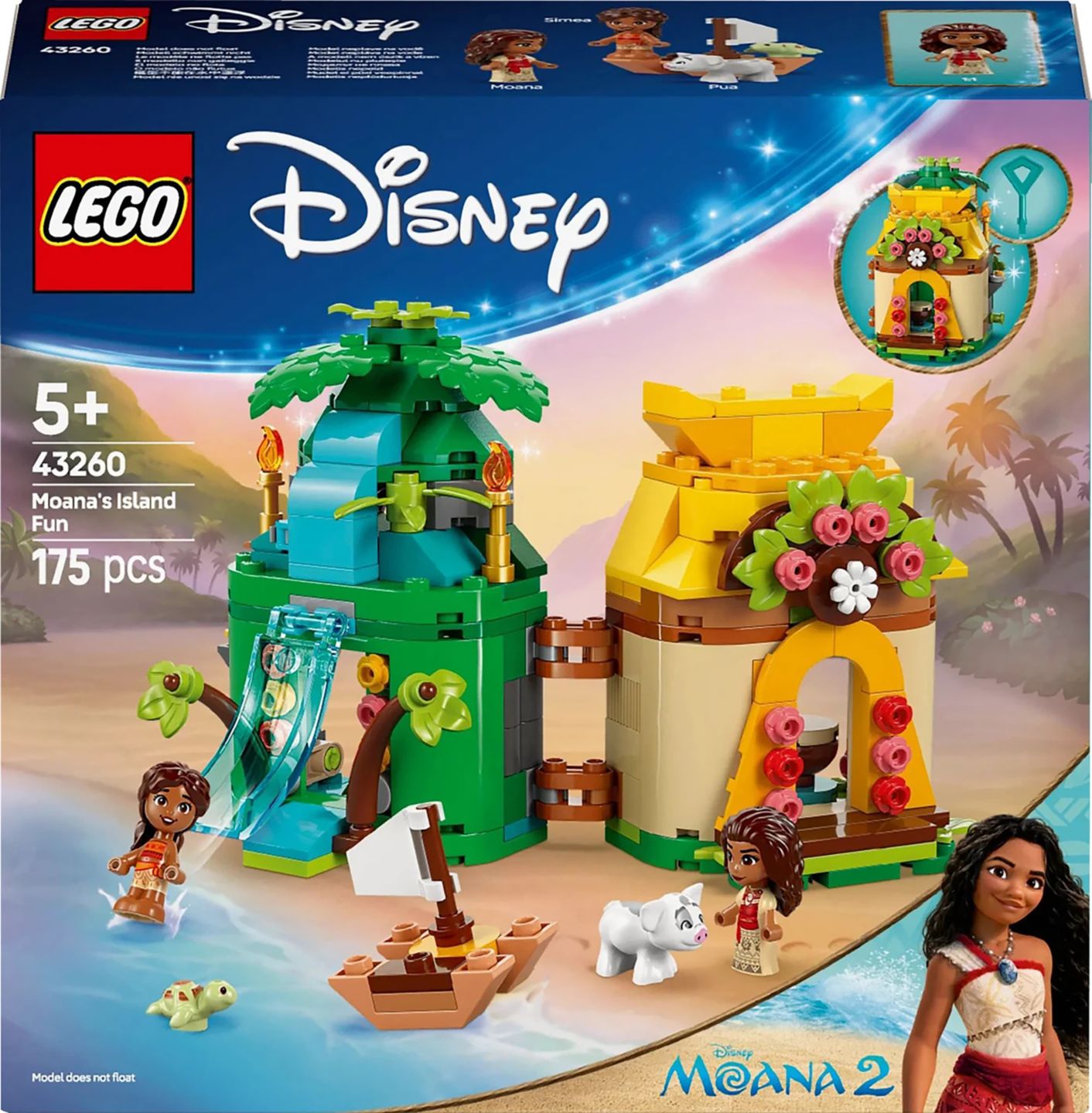 LEGO Disney™ Vaiana a zábava na ostrove