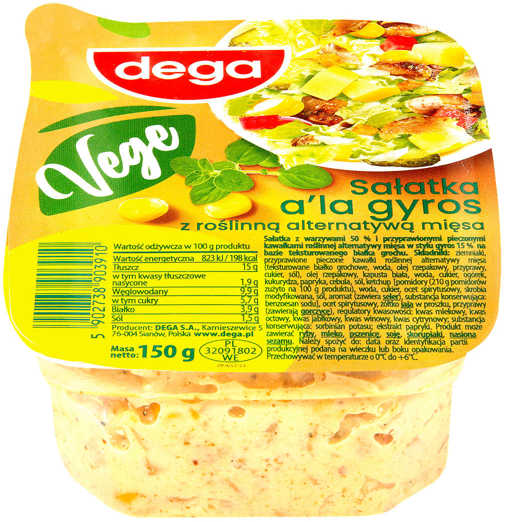 Zdjęcie oferty Dega Sałatka a'la gyros vege