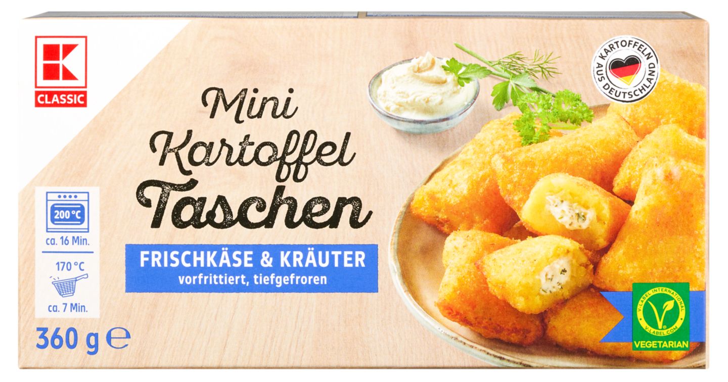 K-CLASSIC Mini-Kartoffeltaschen