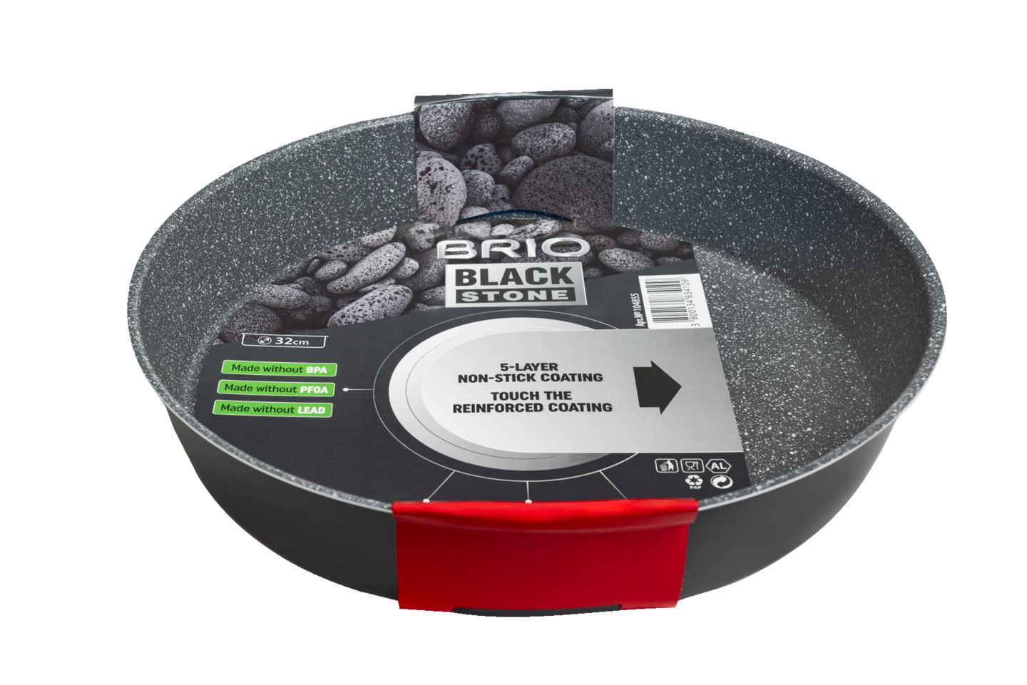 Изображение на BRIO Тава Black Stone
Ø32 см