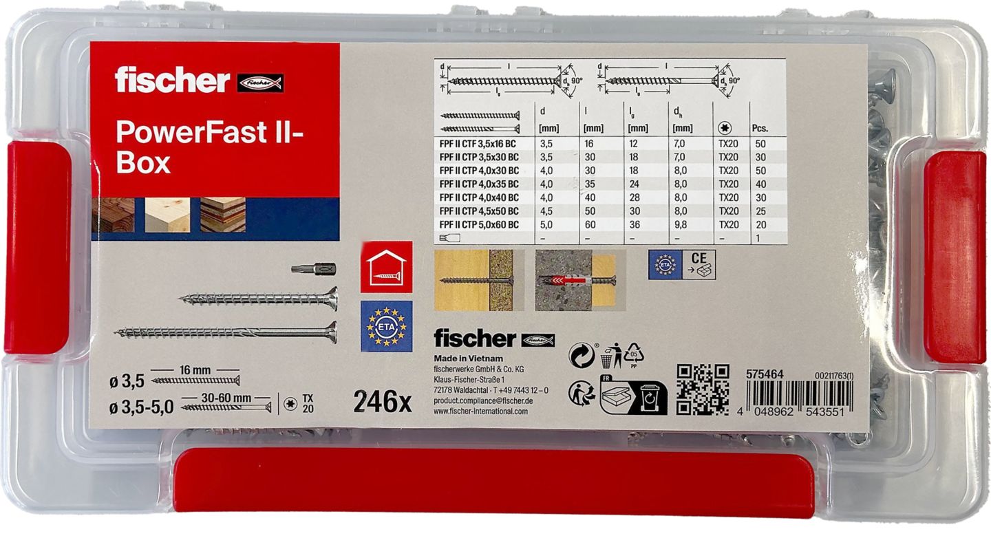 FISCHER Holzschrauben-Box »PowerFast II«