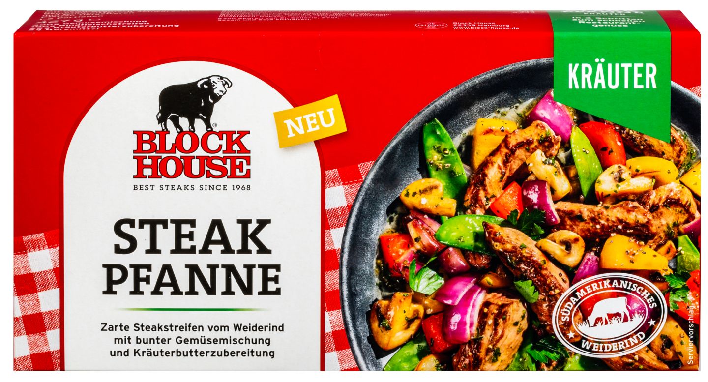 BLOCK HOUSE Steak-Pfanne