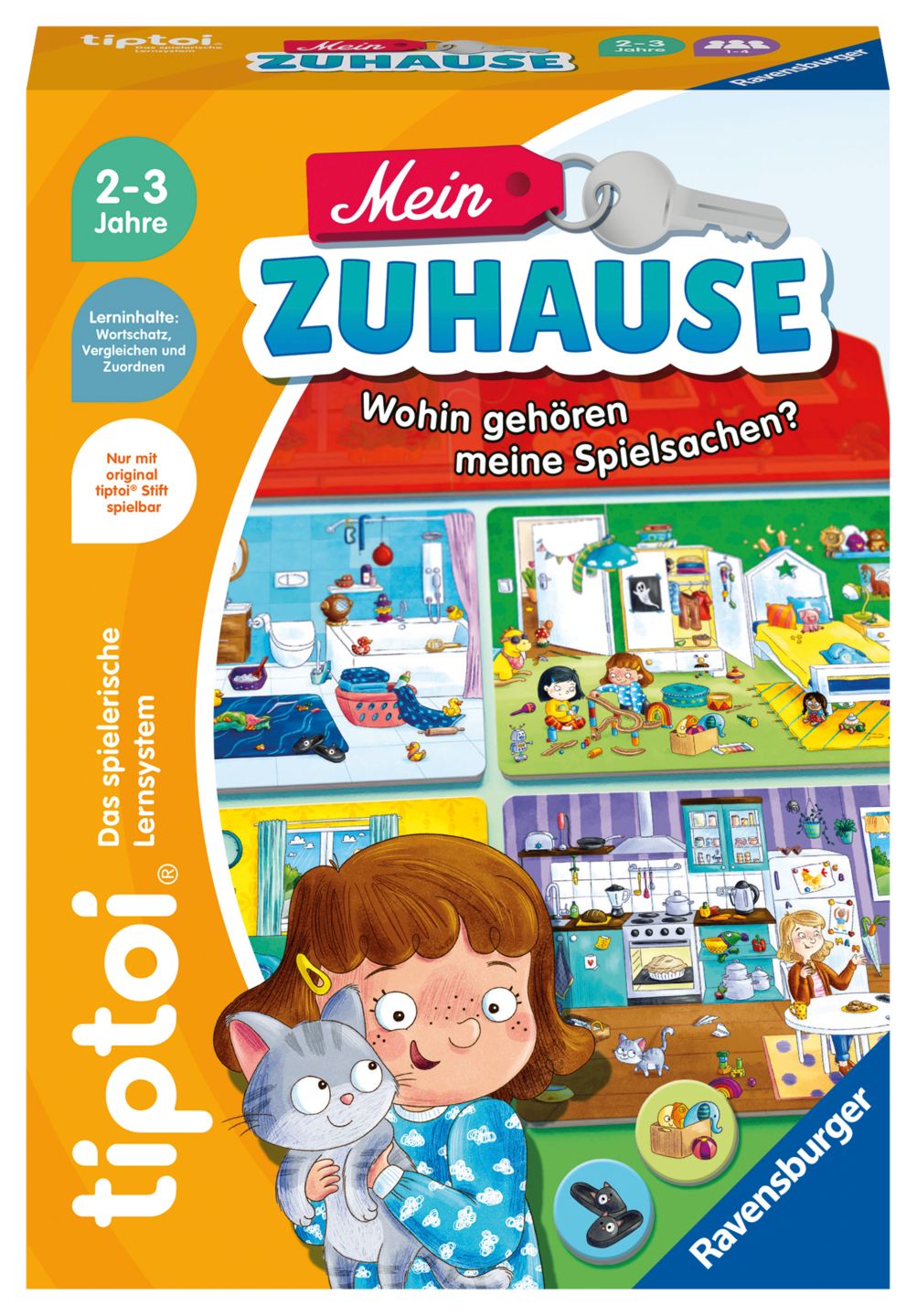 RAVENSBURGER »Mein Zuhause« tiptoi® Lernspiel