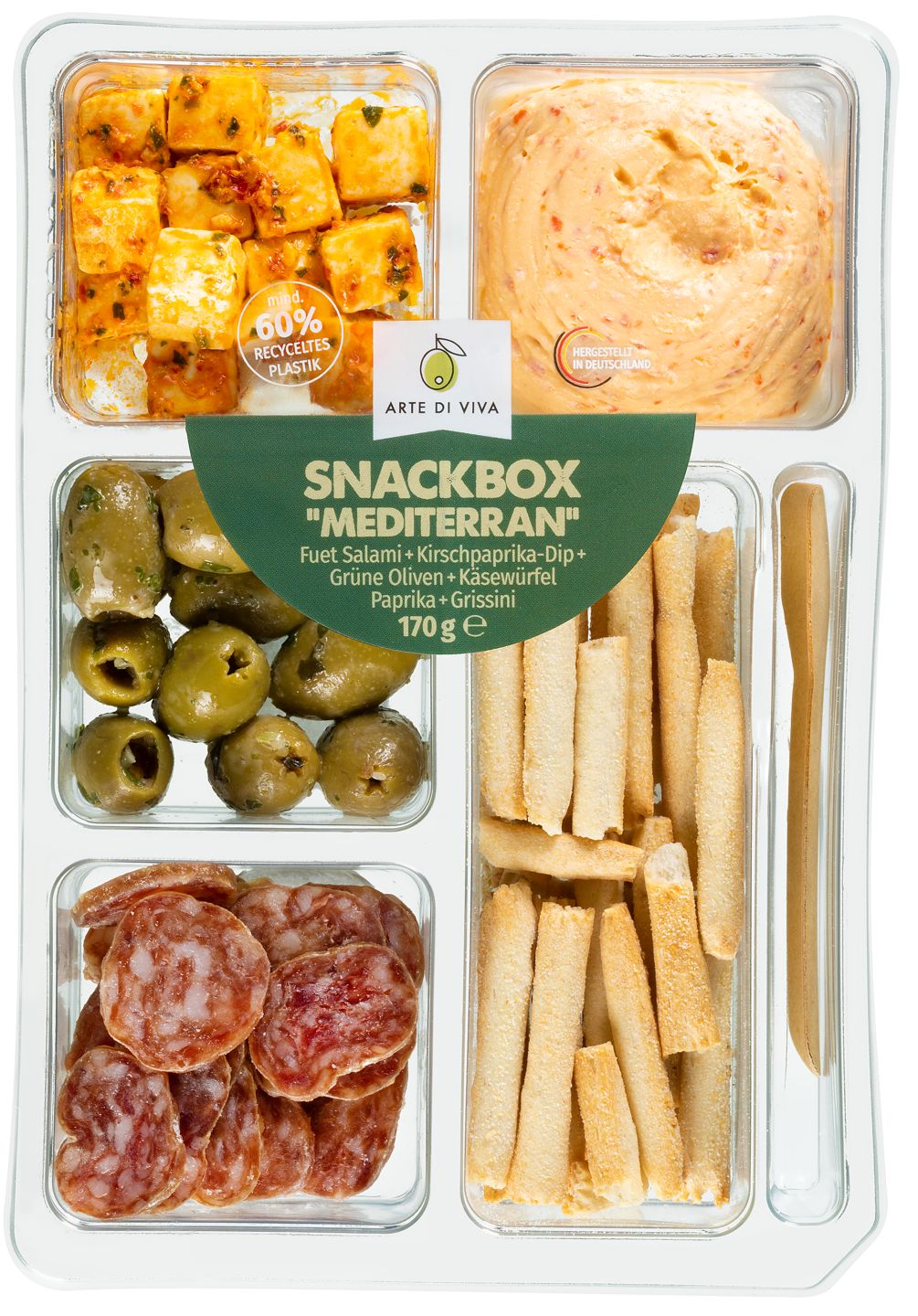 ARTE DI VIVA Snackbox »Mediterran« 