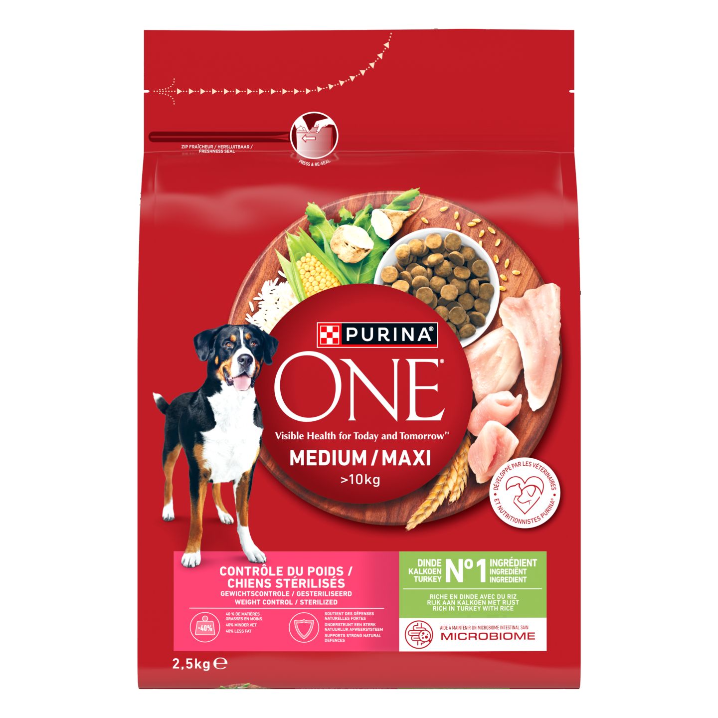 Изображение на Purina One Суха храна за кучета,
различни видове, 2,5 кг