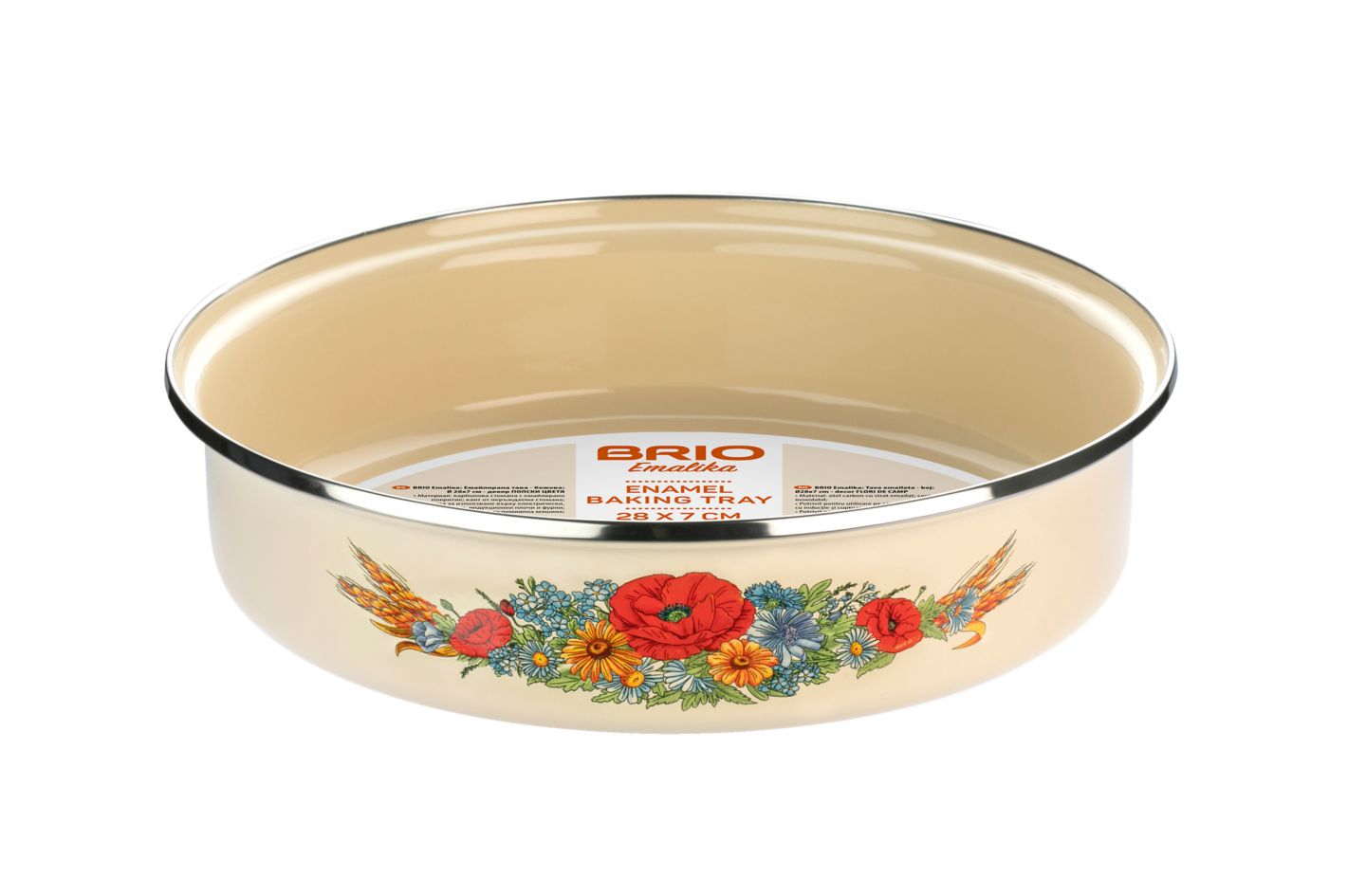 Изображение на BRIO Тава Emalika Field Flowers
Ø28 см