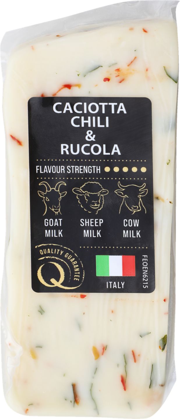 Caciotta s chilli a rukolou