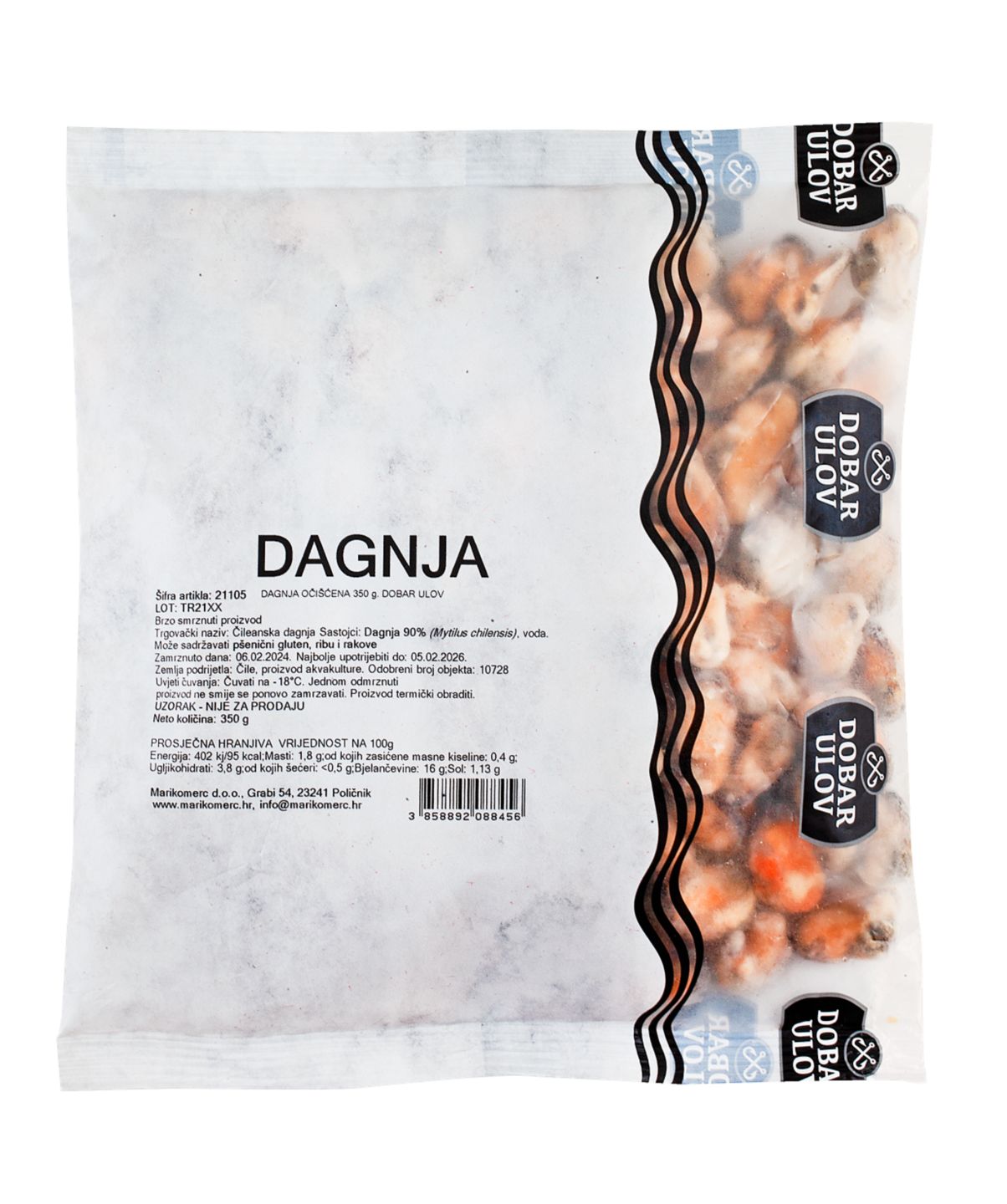 Dobar ulov Dagnja
MPC 2.5.2025=3,19€
