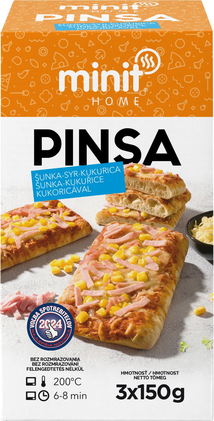 Minit home Pinsa šunka-syr-kukucia