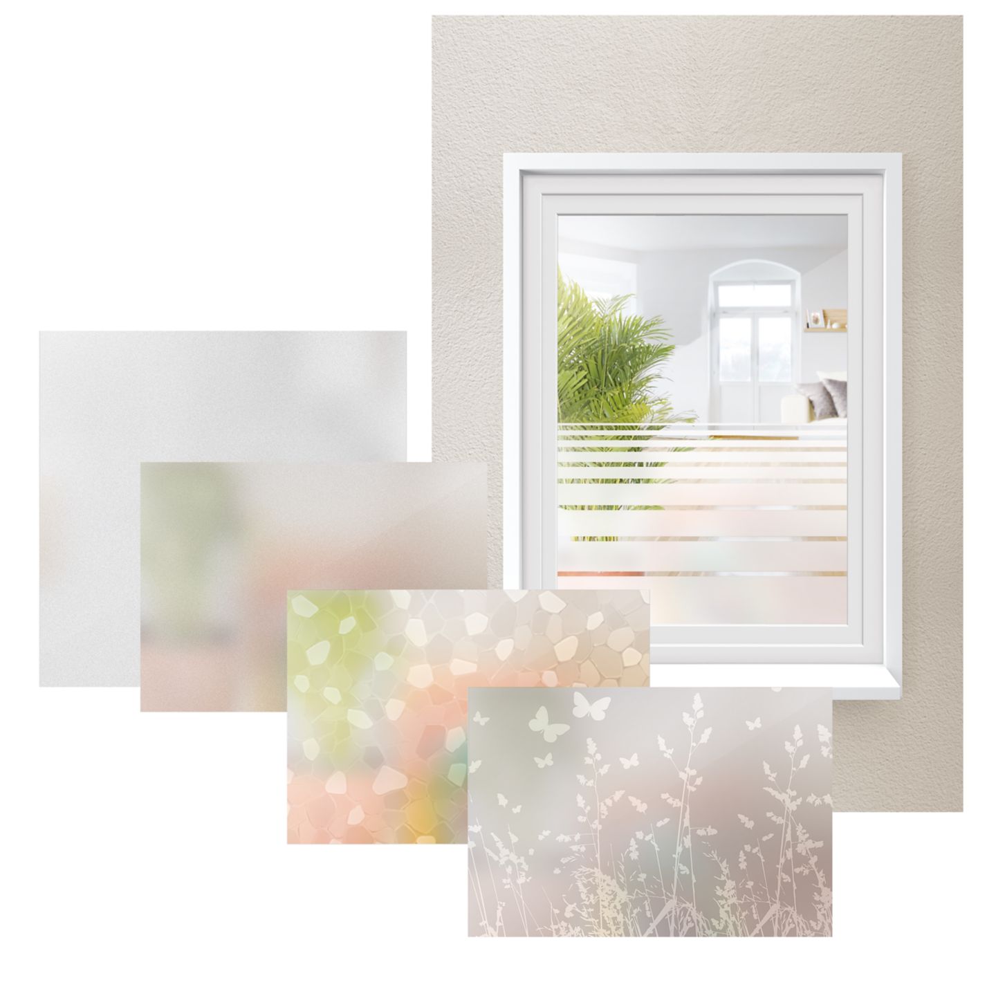 LIV&BO® Fenster-Sichtschutzfolie