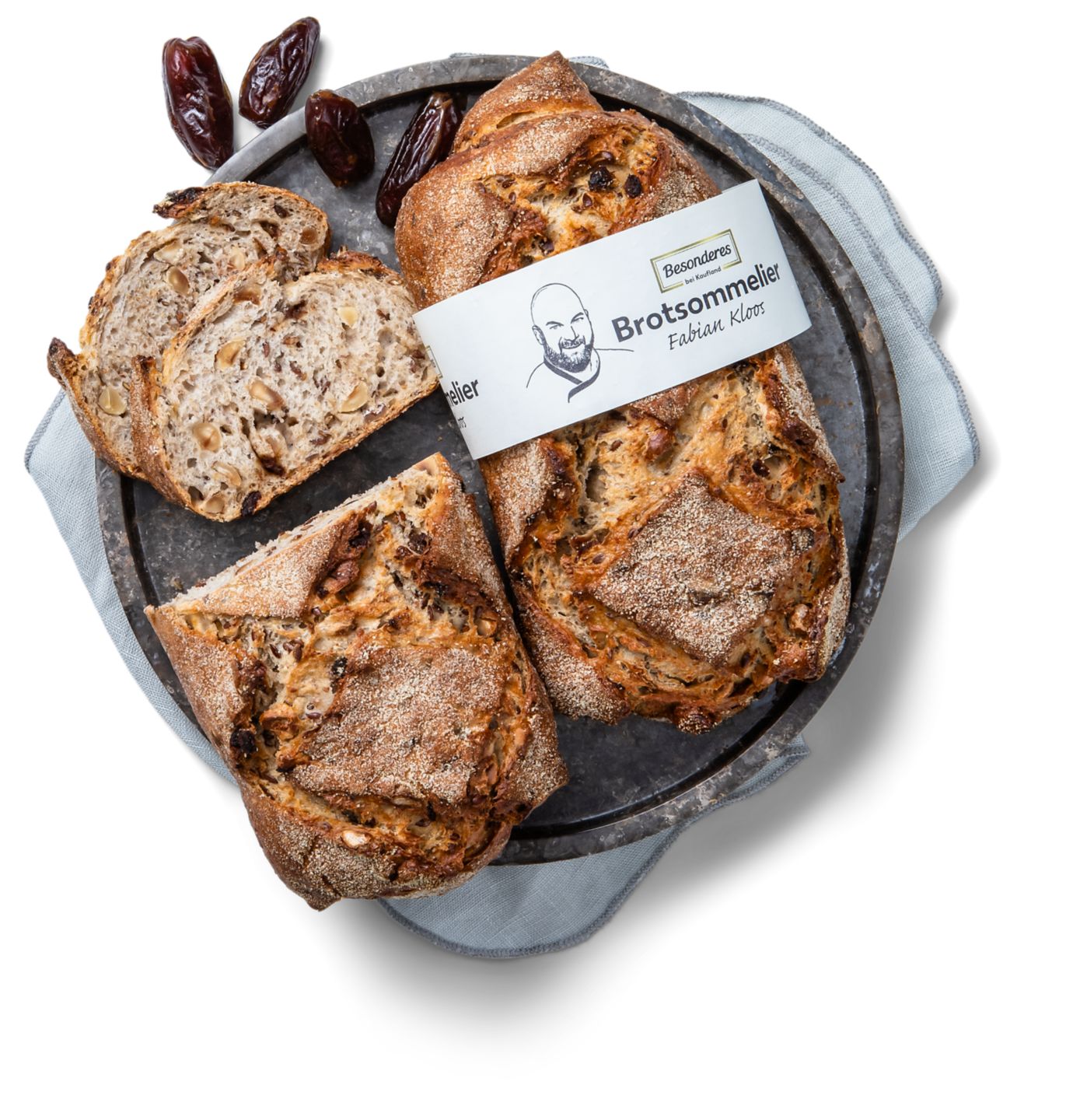 BROTSOMMELIER FABIAN KLOOS Haselnuss-Dattel-Brot