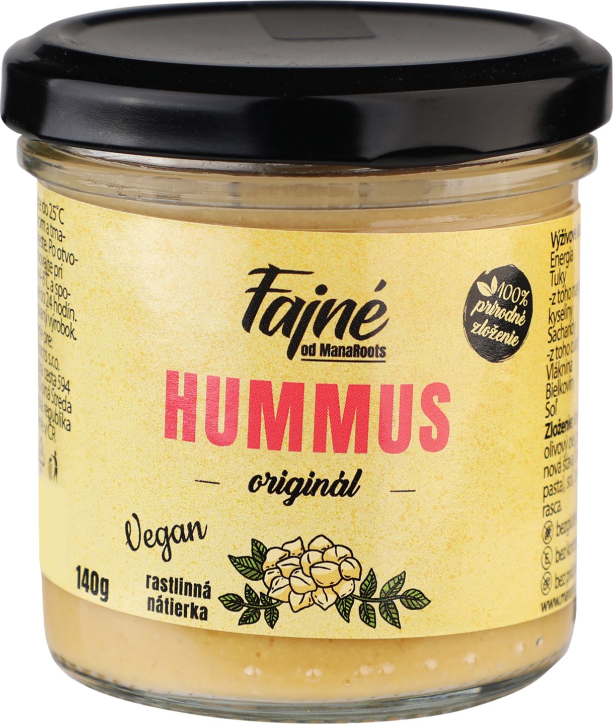 FAJNÉ Hummus nátierka