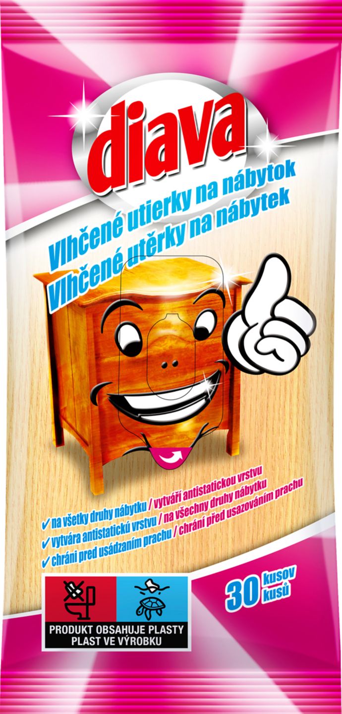 Diava Vlhčené utierky
