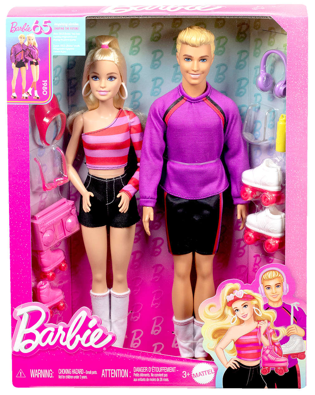 Zdjęcie oferty Lalka Barbie i Ken na wrotkach zestaw 2 lalek