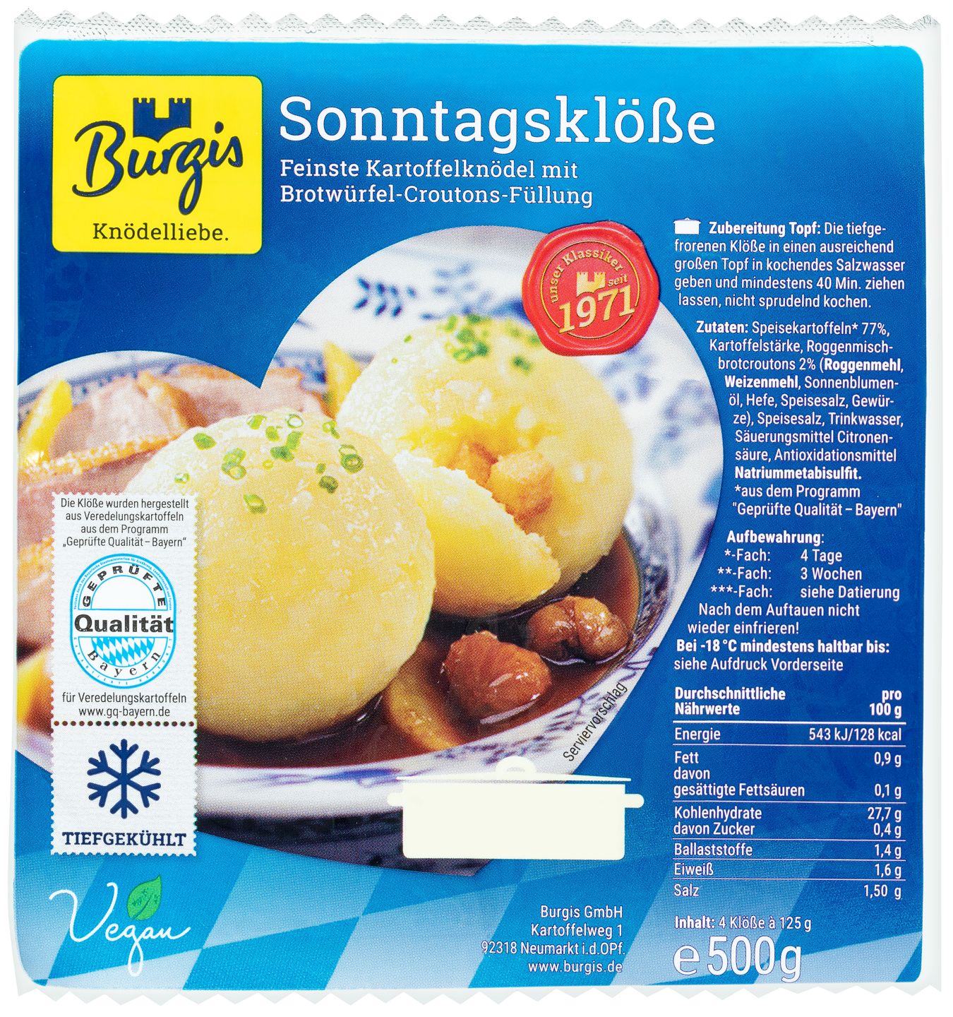 BURGIS Sonntagsklöße