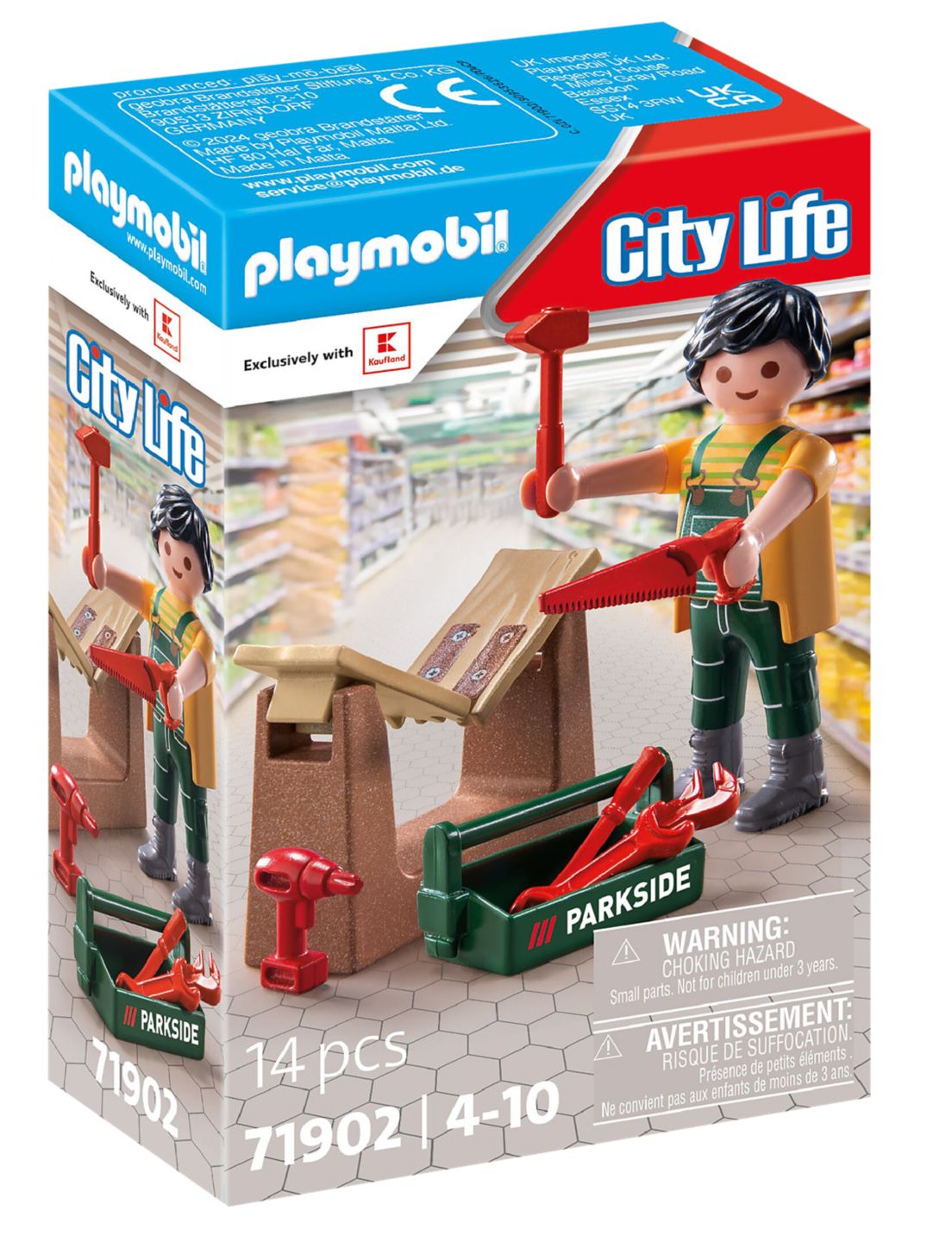 PLAYMOBIL CITY LIFE Kaufland-Handwerker 71902