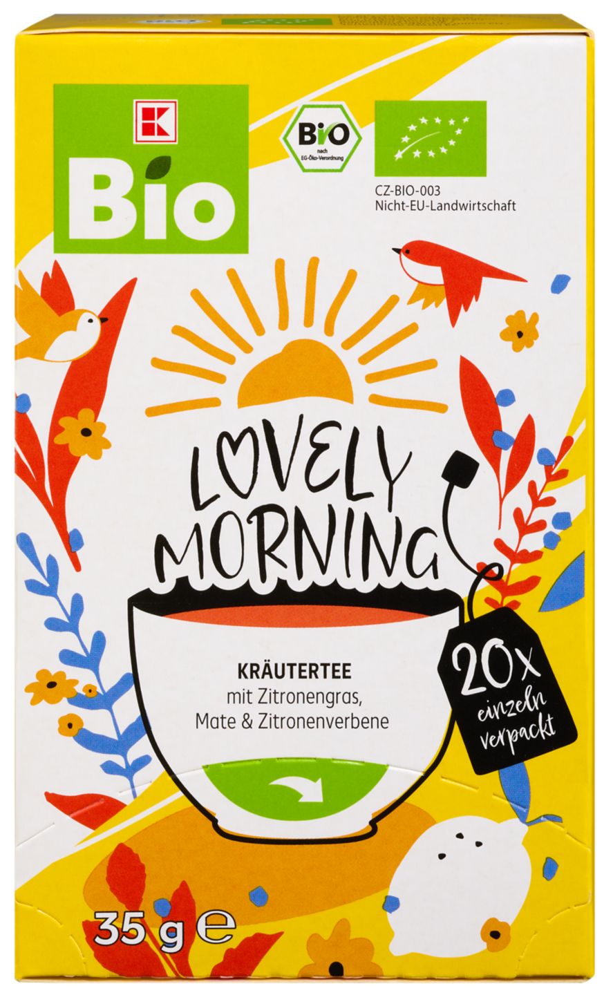 K-BIO Bio-Kräutertee »Lovely Morning» oder «Cozy Evening»