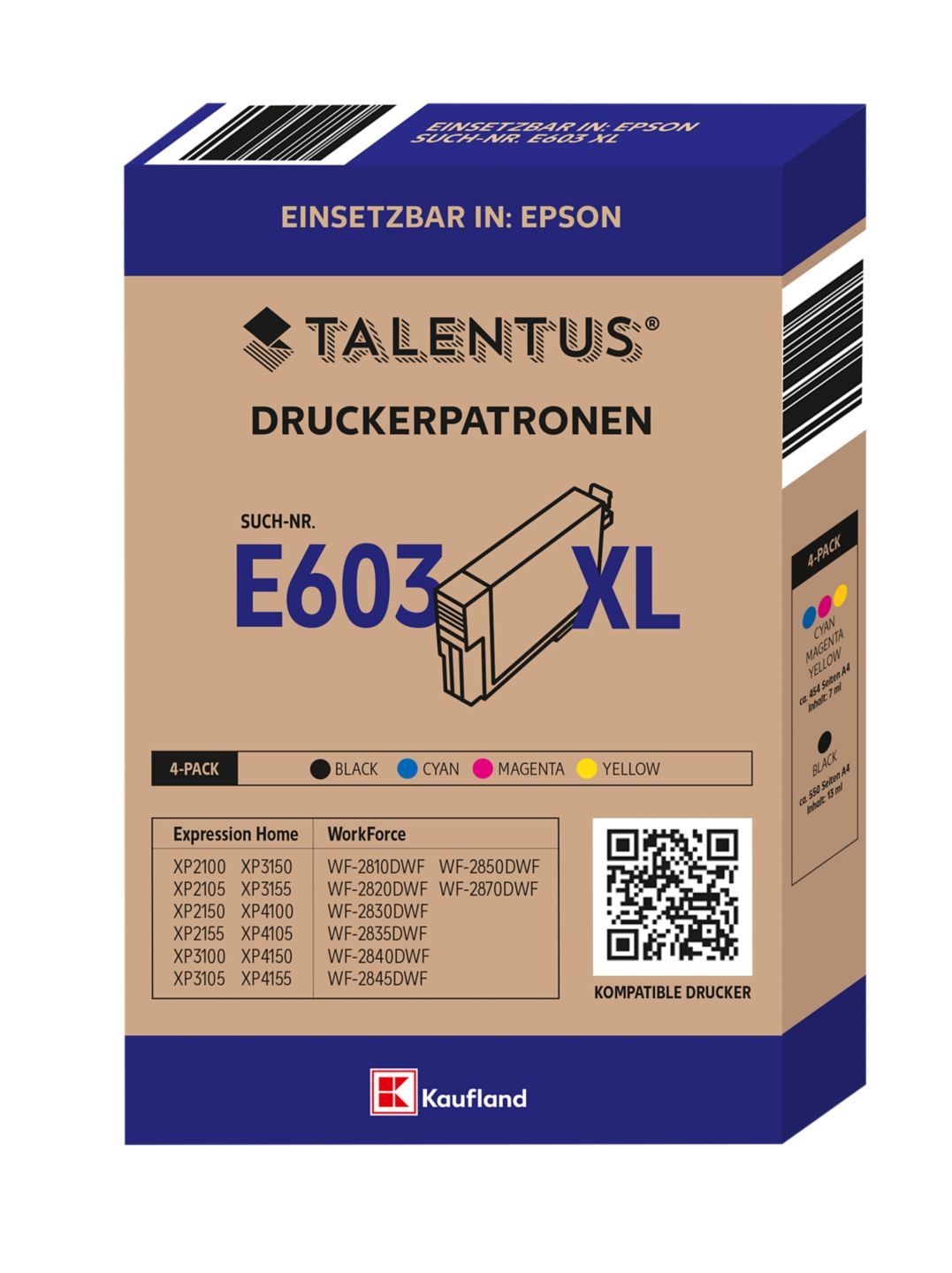 TALENTUS® Druckerpatronen »Epson 603XL«