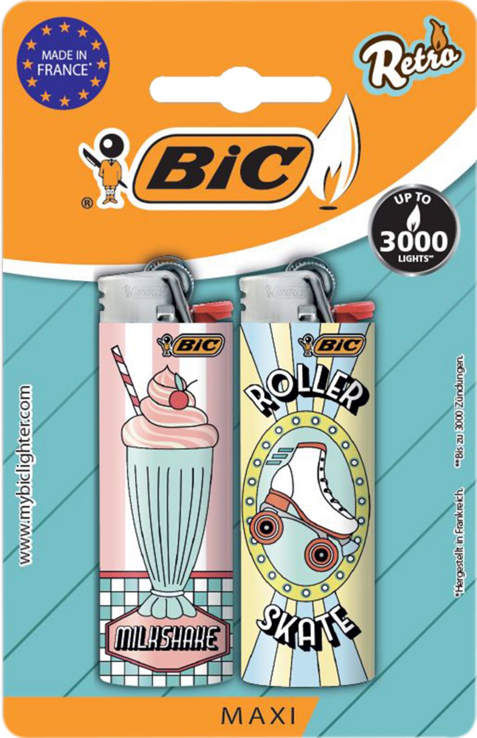 BIC Reiberad-Feuerzeuge »Maxi«