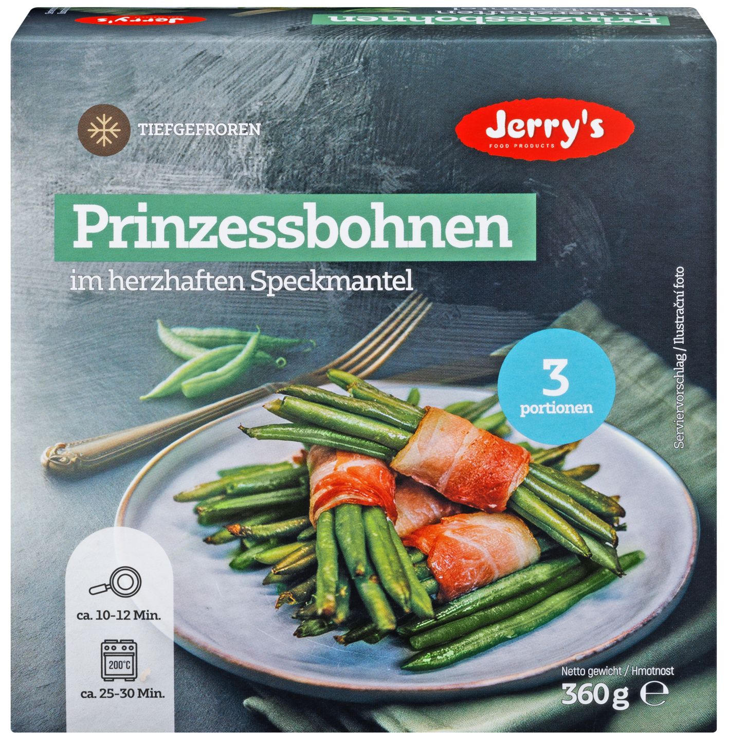 JERRY'S Prinzessbohnen mit Speck