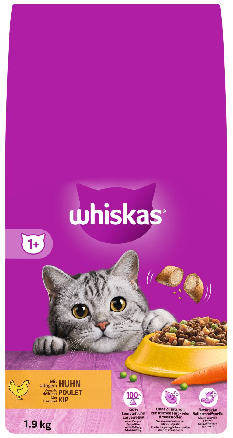 WHISKAS Trockenfutter für Katzen