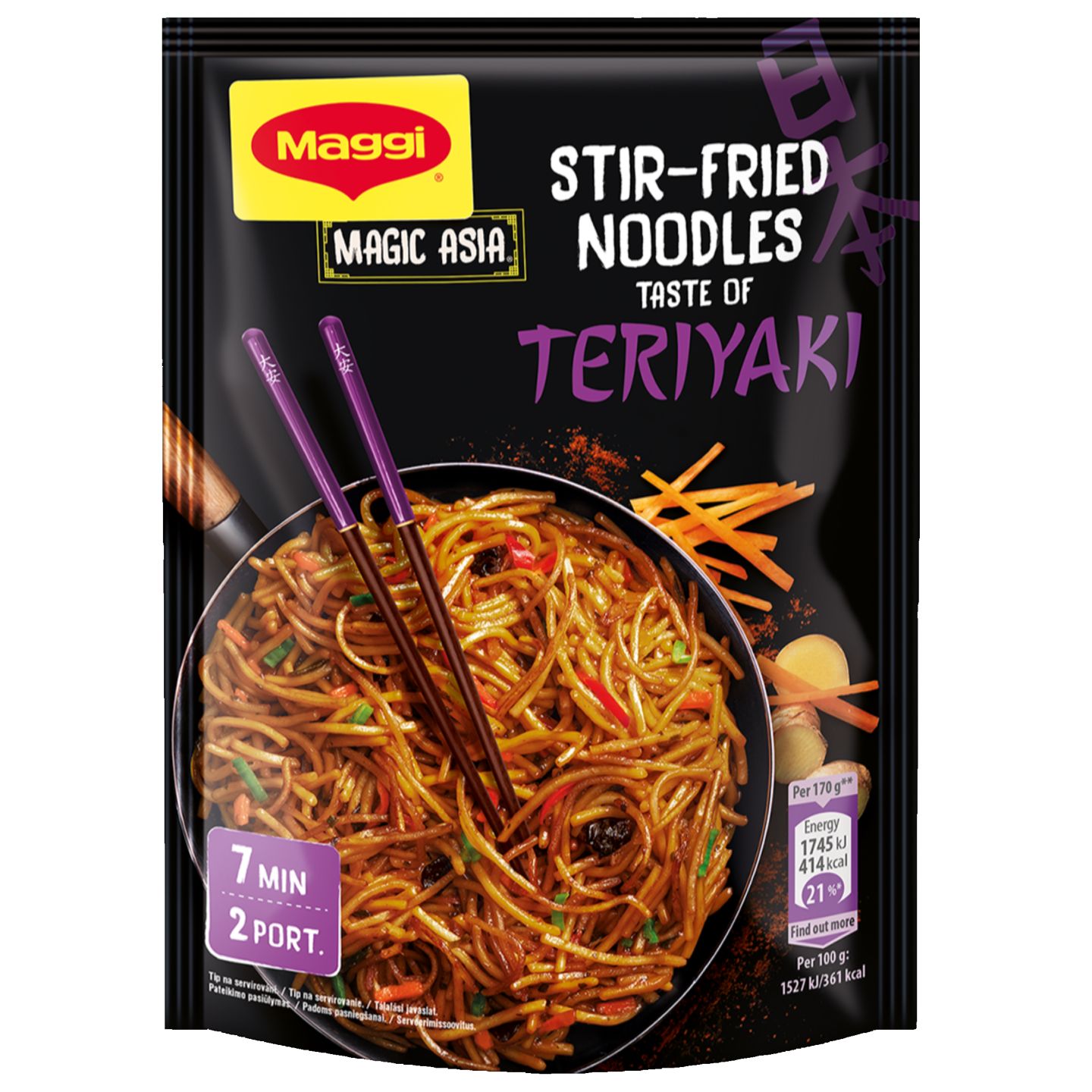 Изображение на MAGGI ASIA Нудли за тиган
с терияки