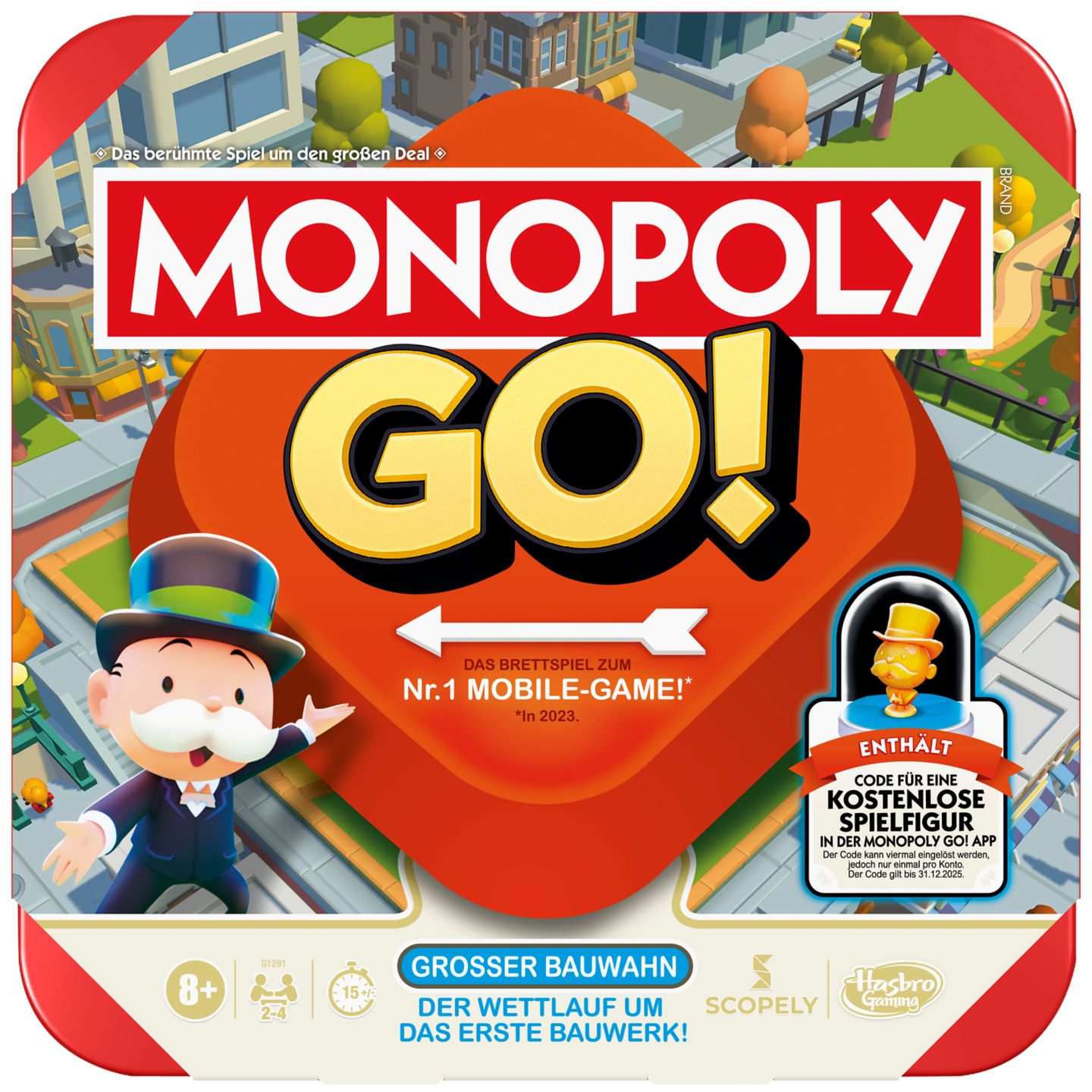 HASBRO »Monopoly Go!« Strategiespiel